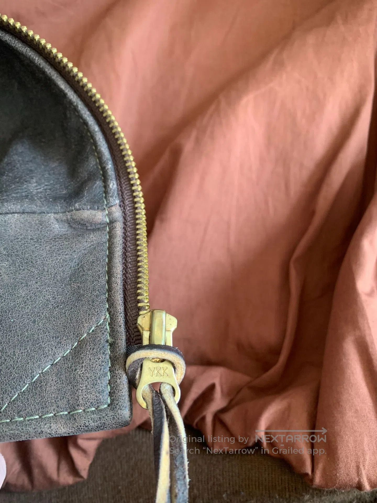 Cockpit USA Cockpit A2 Distressed Horsehide Leather Jacket. Size US S / EU 44-46 / 1 - 7 Thumbnail
