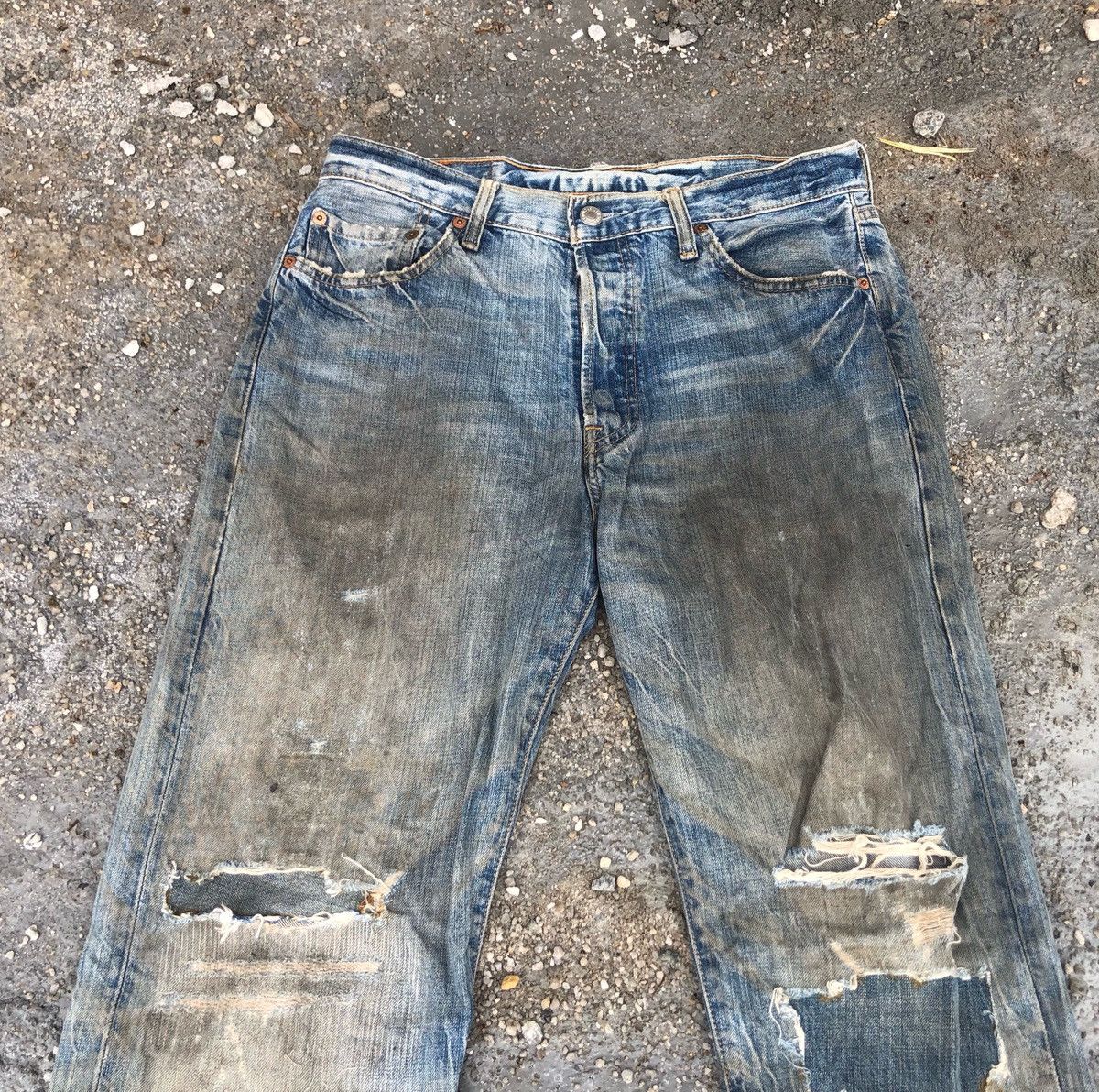 Lee × Levi's Vintage Clothing × Vintage 🔥Hard to find 🔥Vintage Levis Kurt Cobain Style Jeans💥 Size US 30 / EU 46 - 3 Thumbnail
