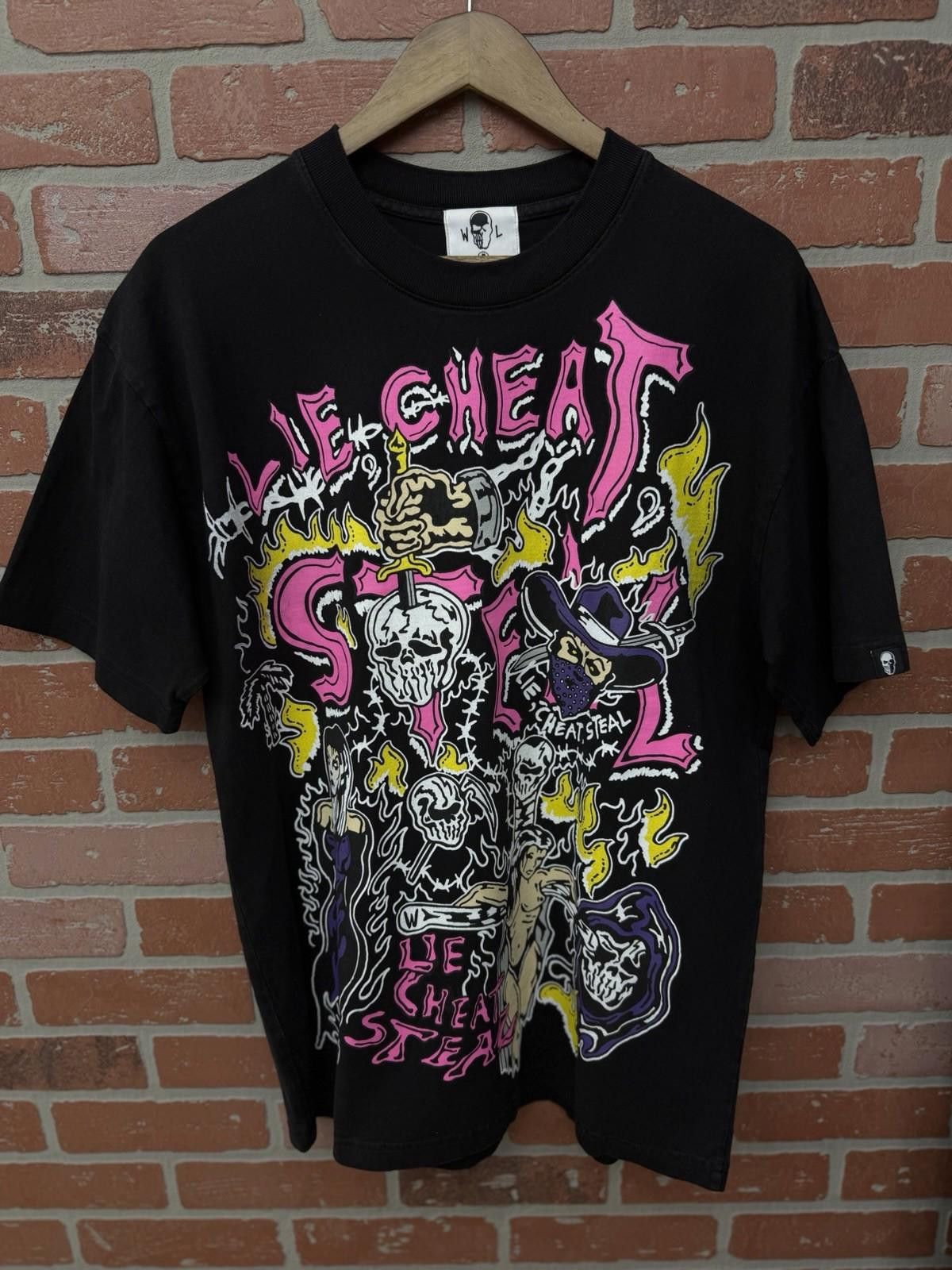 Warren Lotas Warren Lotas Black Men’s T-Shirt Pink 100% Authentic Size US M / EU 48-50 / 2 - 1 Thumbnail
