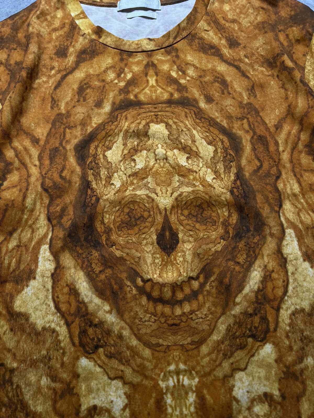 Alexander McQueen Alexander Mcqueen S/S 13 Skull AOP tee Size US L / EU 52-54 / 3 - 6 Thumbnail