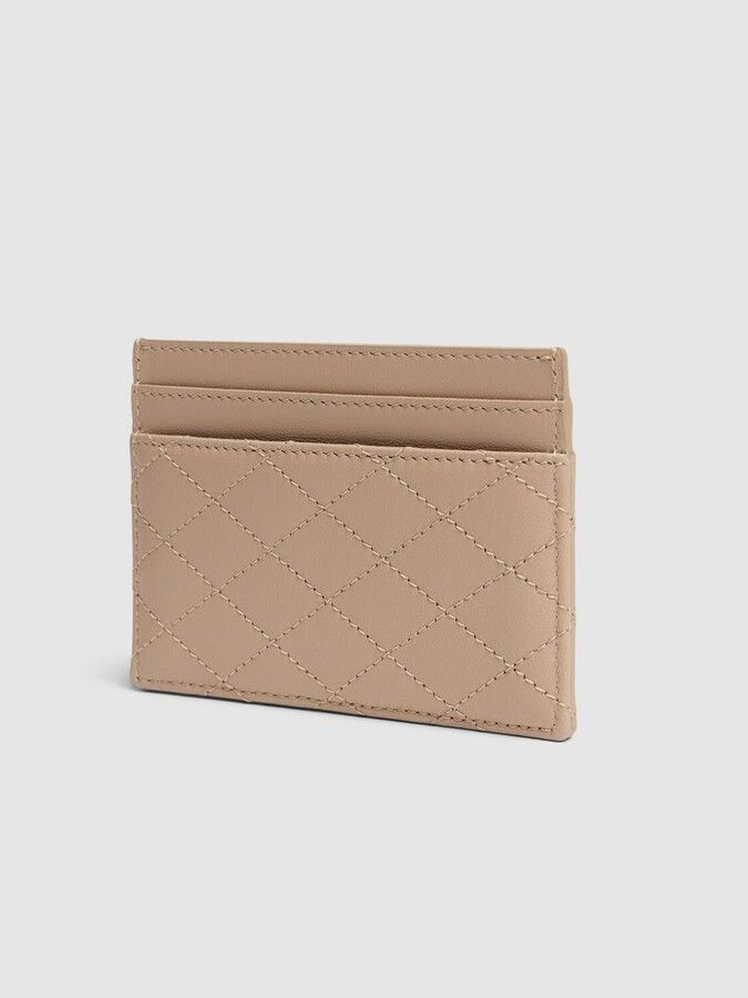 Saint Laurent Paris o1b1hav110125 Size: OS / Gaby Card Case Lambskin in Beige Size ONE SIZE - 3 Thumbnail