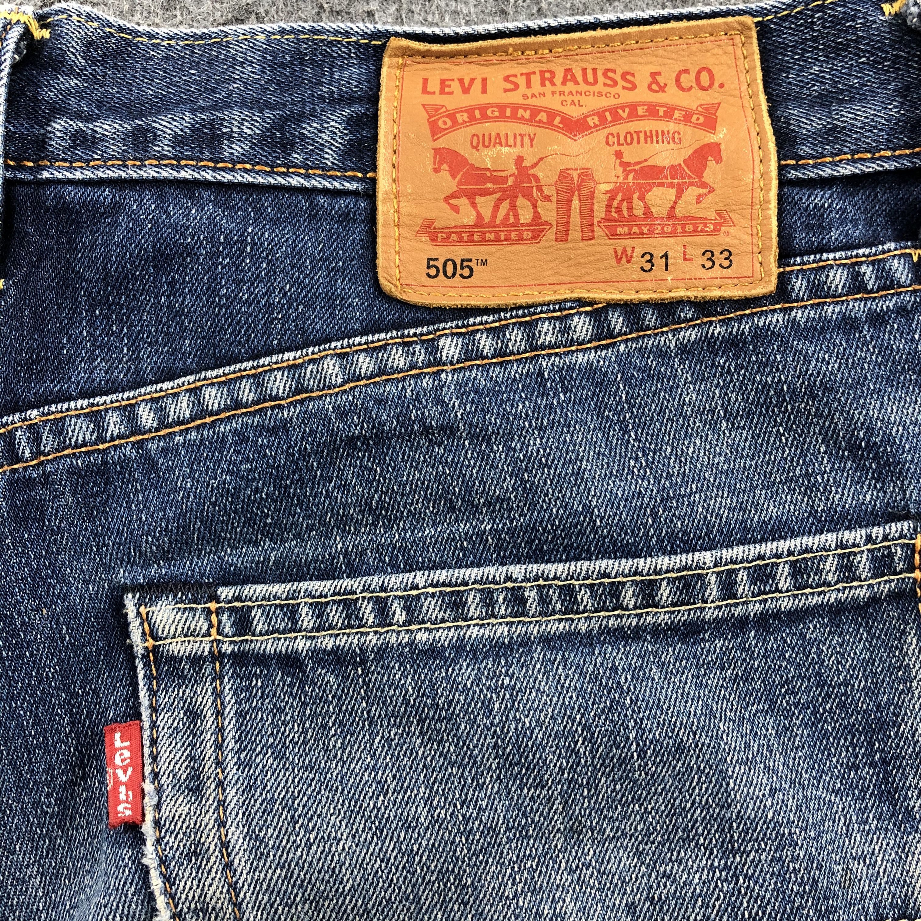 Levi's × Vintage Vintage Blue Wash Levis 505 Jeans-JM1364 Size US 32 / EU 48 - 6 Thumbnail