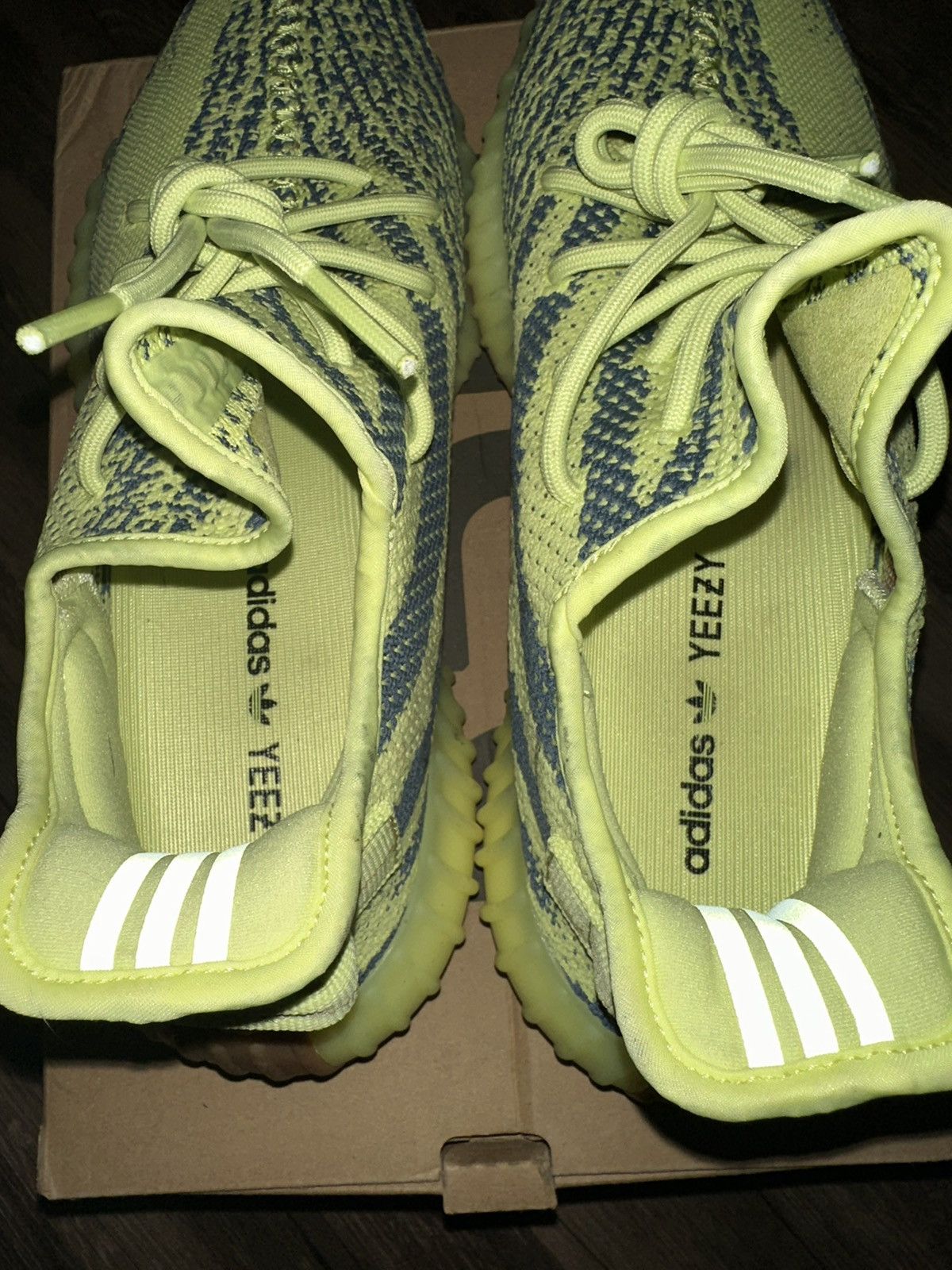 Adidas Adidas Yeezy Boost 350 V2 ‘Semi Frozen Yellow’ Size US 10.5 / EU 43-44 - 7 Thumbnail