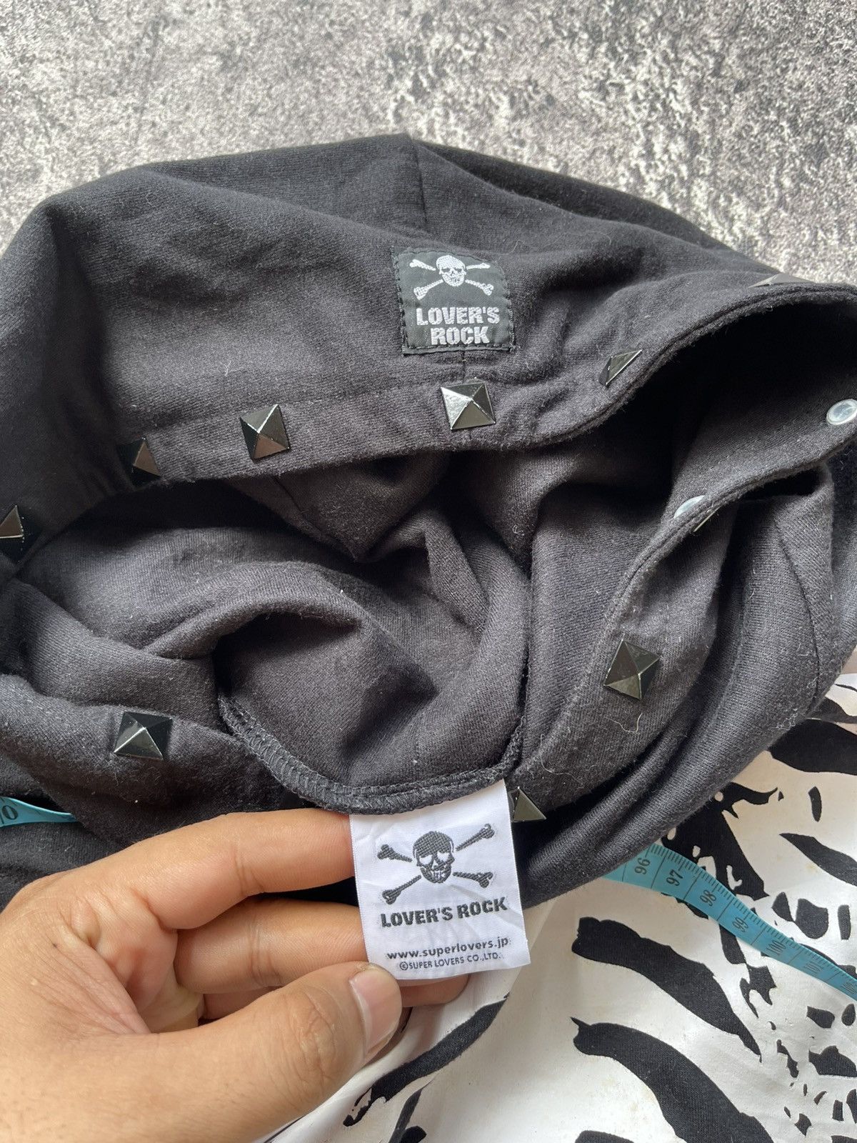 Japanese Brand Y2K Super Lovers Skeltin ifsixwasnine studded hoodie Size US L / EU 52-54 / 3 - 7 Thumbnail