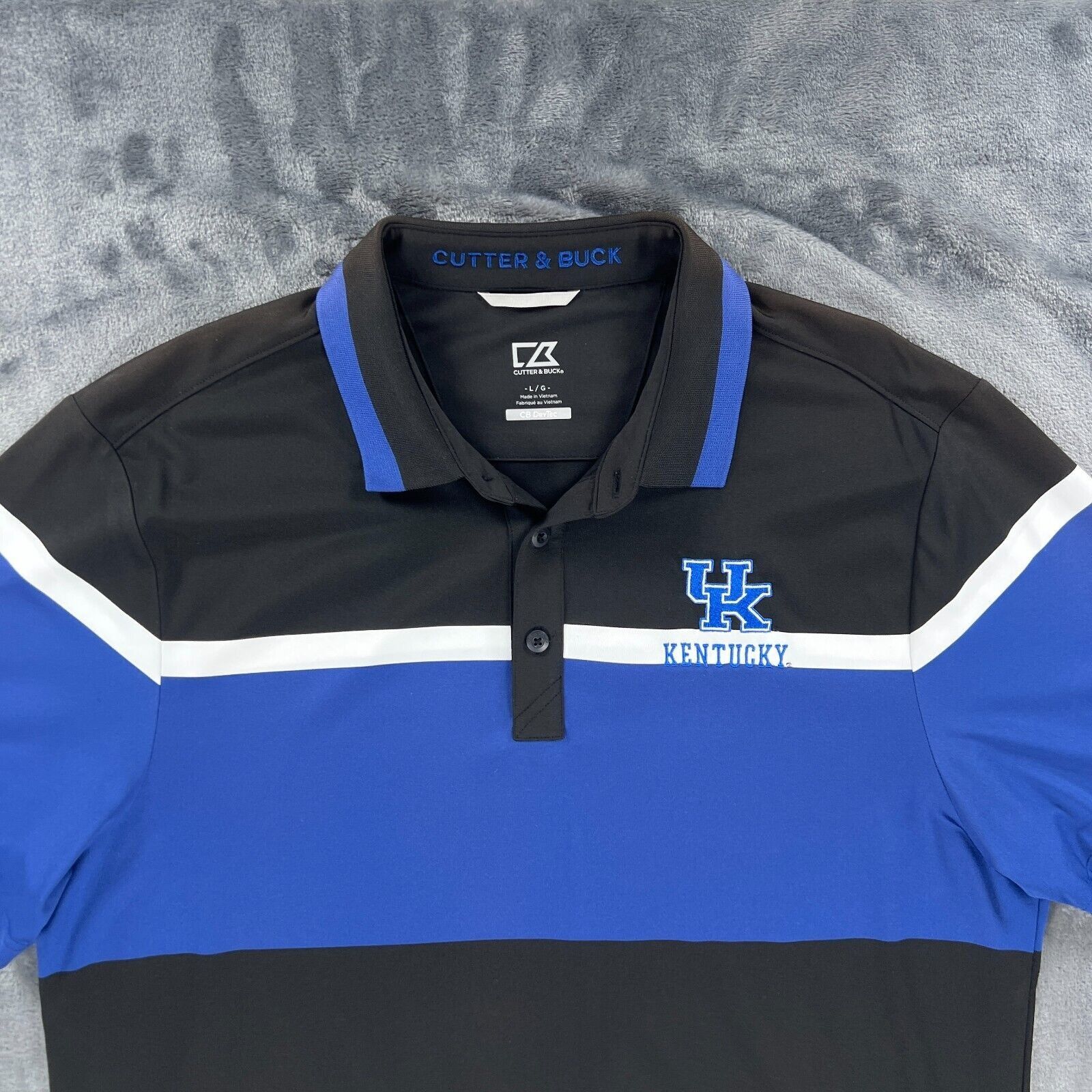 Cutter & Buck Cutter & Buck Dry Tec Golf Polo Shirt Men L University of Ke Size US L / EU 52-54 / 3 - 3 Thumbnail