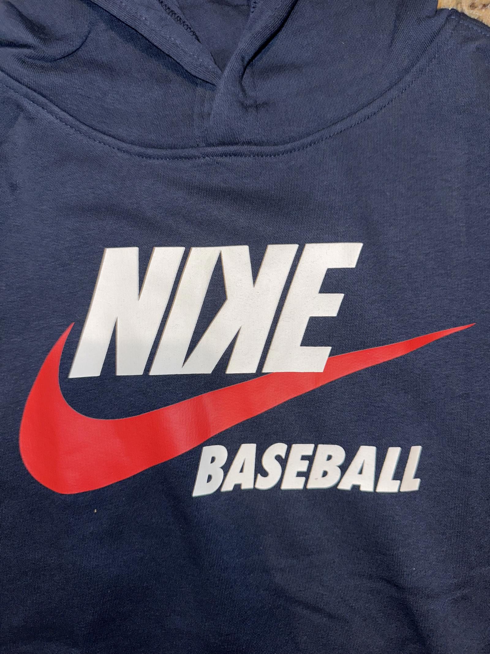 Nike Big Kids (Boy’s) Club Baseball Fleece Futura Pullover Navy Hoodie