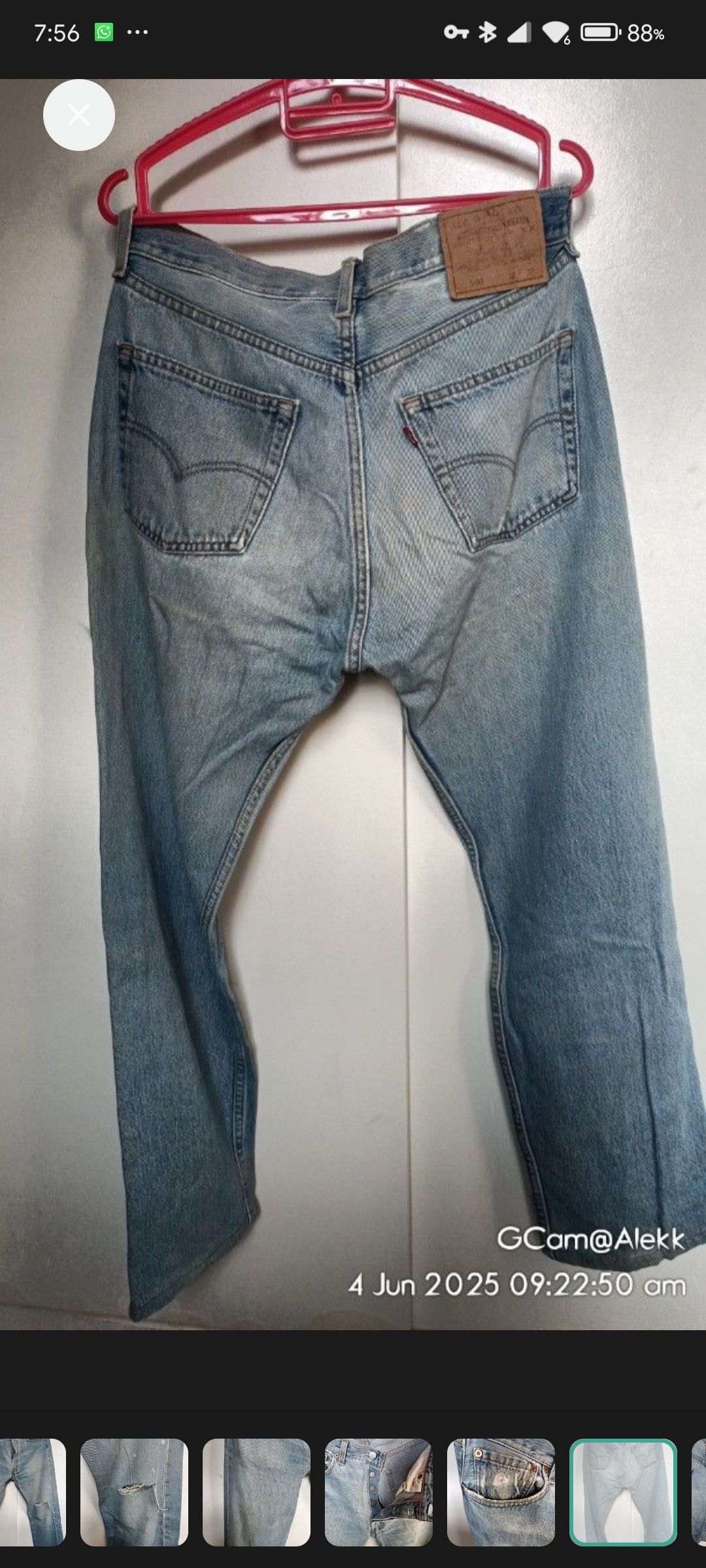 Levi's Levi's 501 Mens Buttonfly Classic W32 L32 Size US 32 / EU 48 - 5 Thumbnail