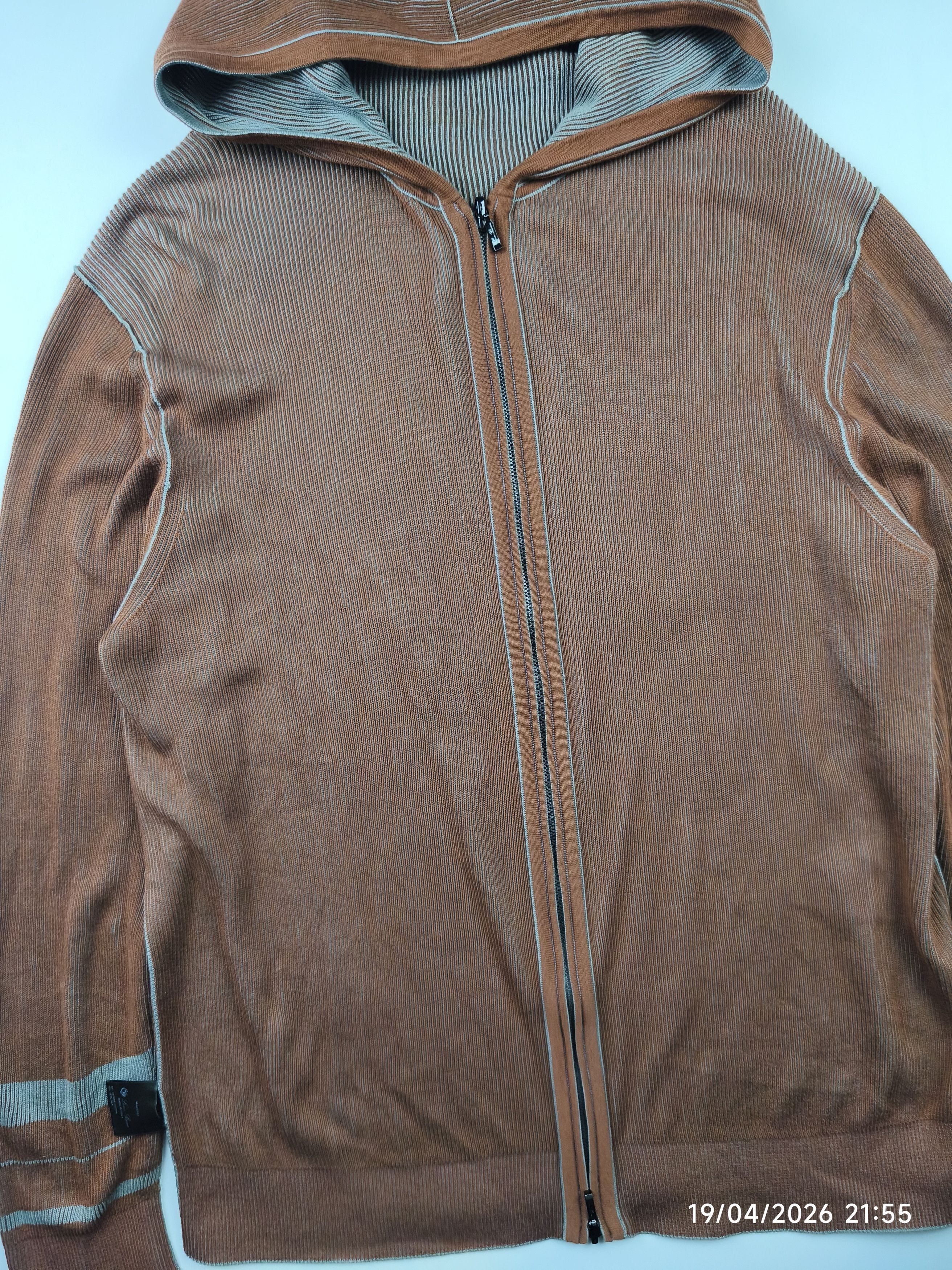 Loro Piana Loro piana reversible zip up hooded cardigan Size US L / EU 52-54 / 3 - 22 Thumbnail