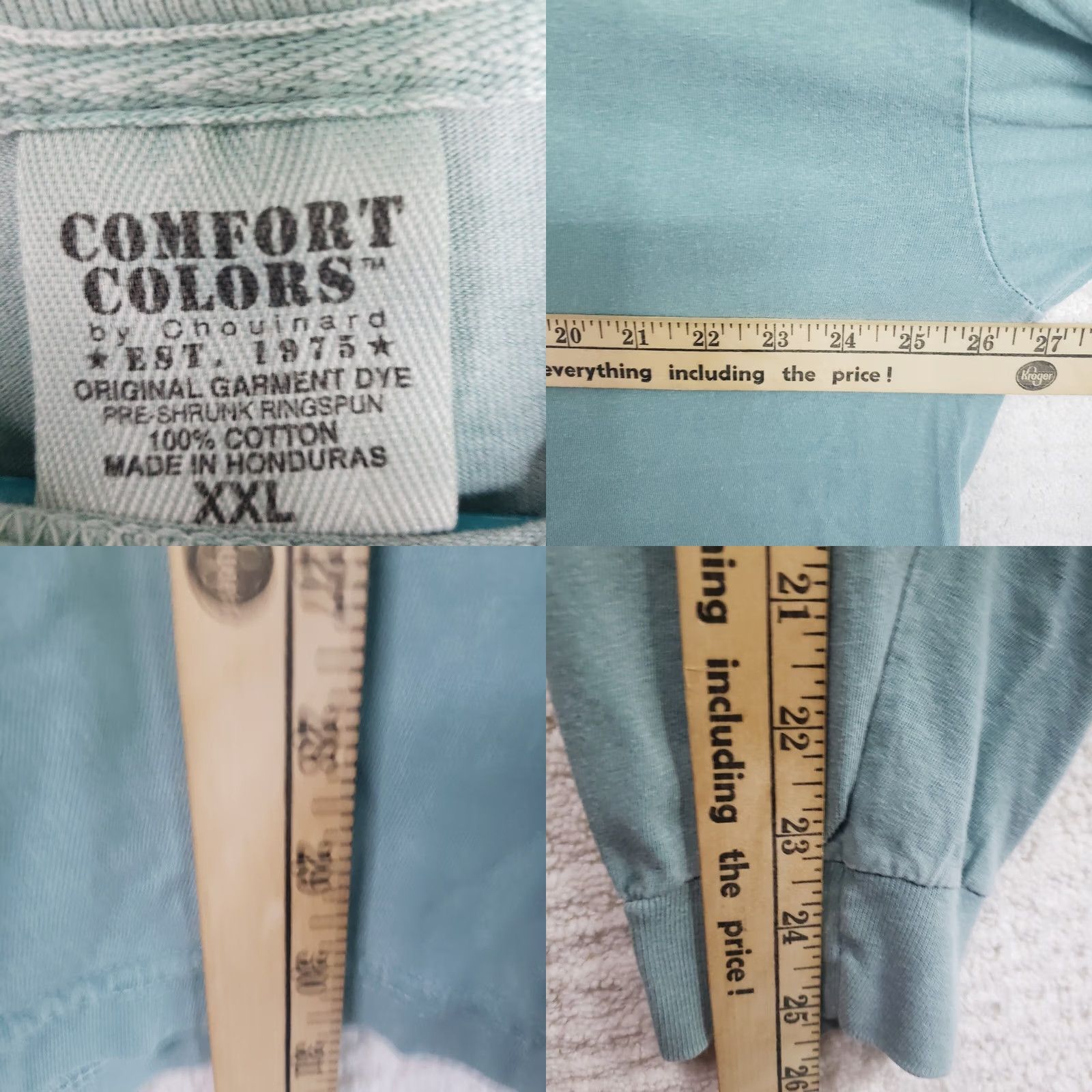 Vintage Cape Cod T-shirt Long Sleeve Crew Neck Green 100% Cotton Fish Cape Cod Graphic Men L Cap Cod Brand Shirt Size US L / EU 52-54 / 3 - 9 Thumbnail