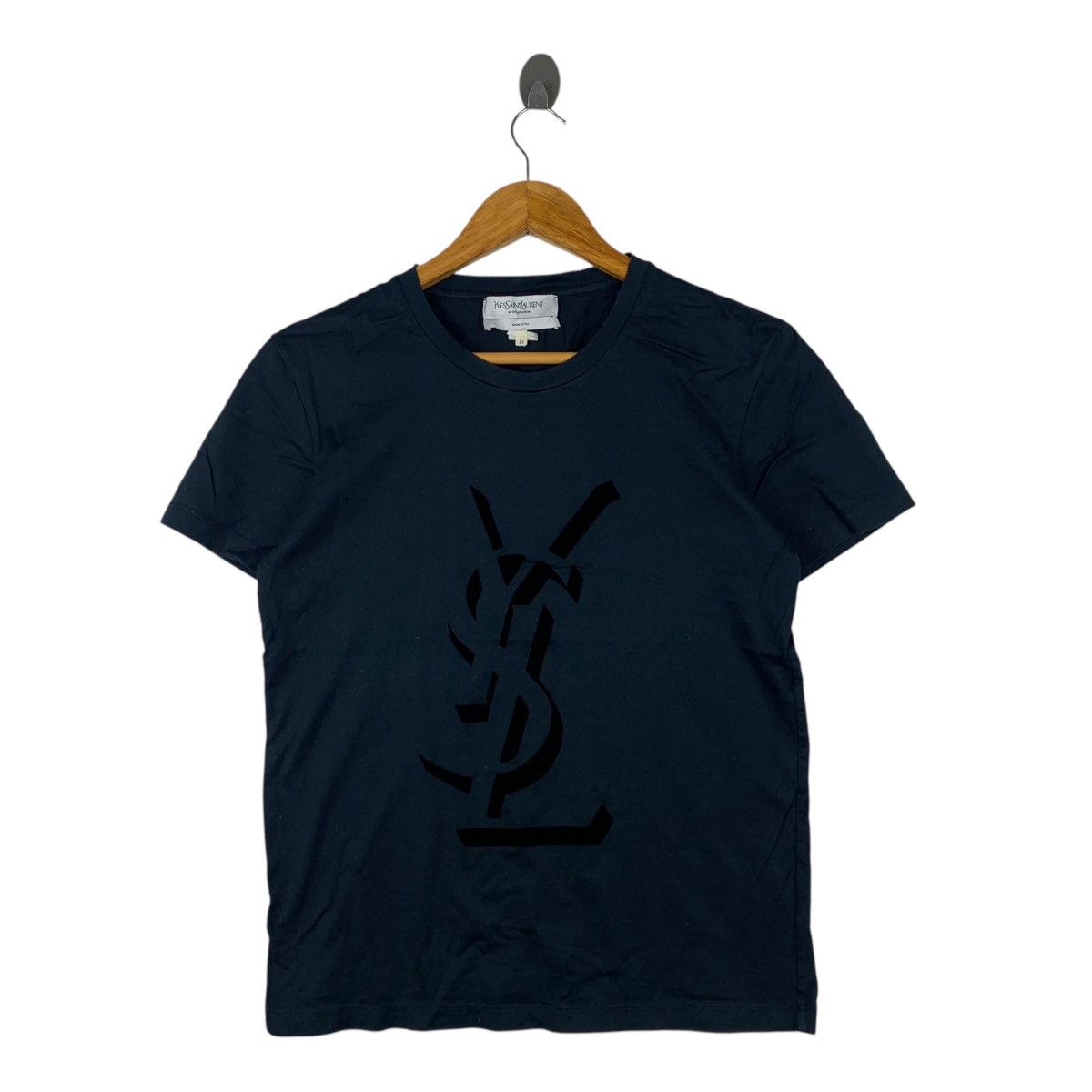 Yves Saint Laurent YvesSaintlaurent YSL Italian Designer Fashion Big T-Shirt Size M / US 6-8 / IT 42-44 - 1 Thumbnail