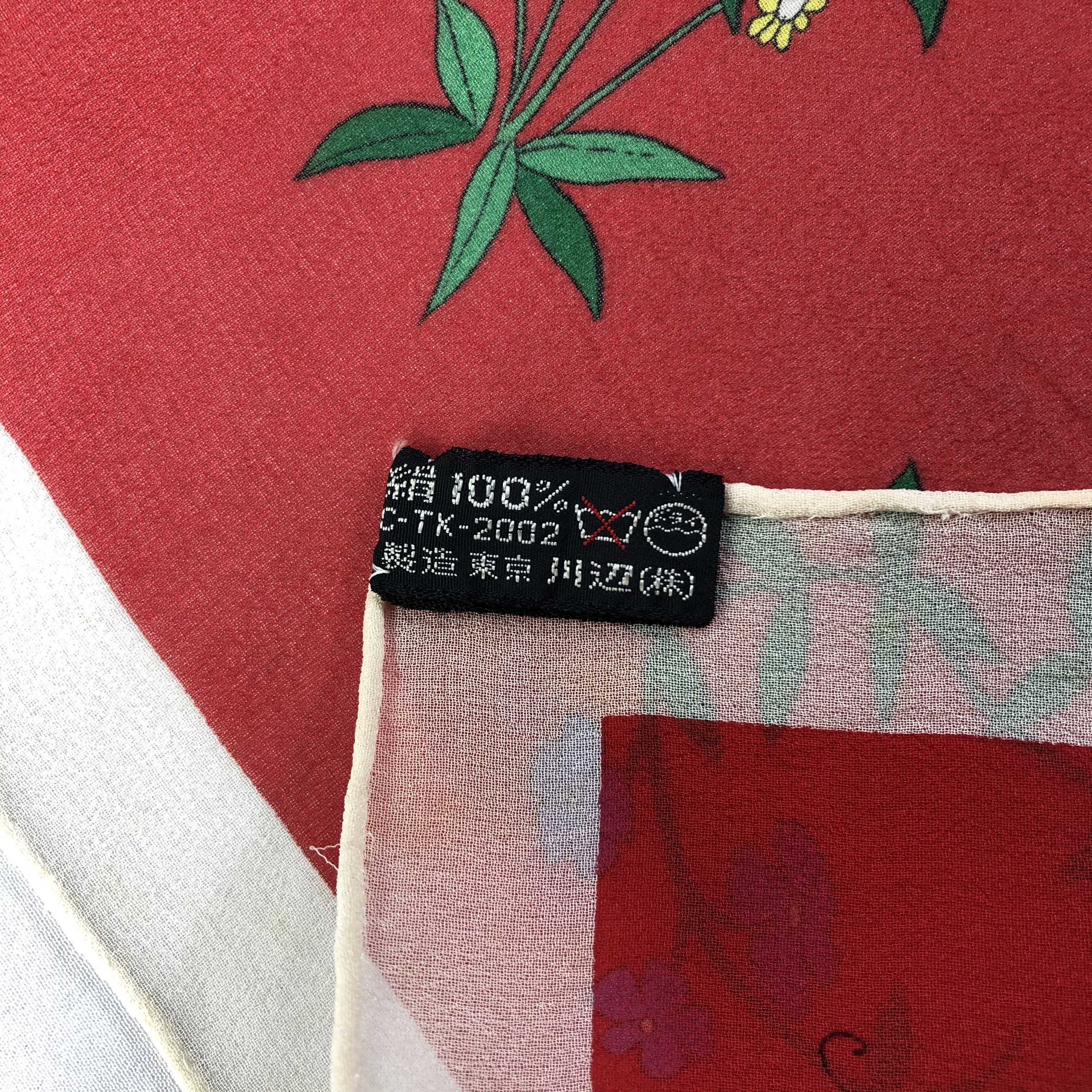 Hanae Mori Vintage Hanae Mori Silk Scarf Size ONE SIZE - 5 Thumbnail