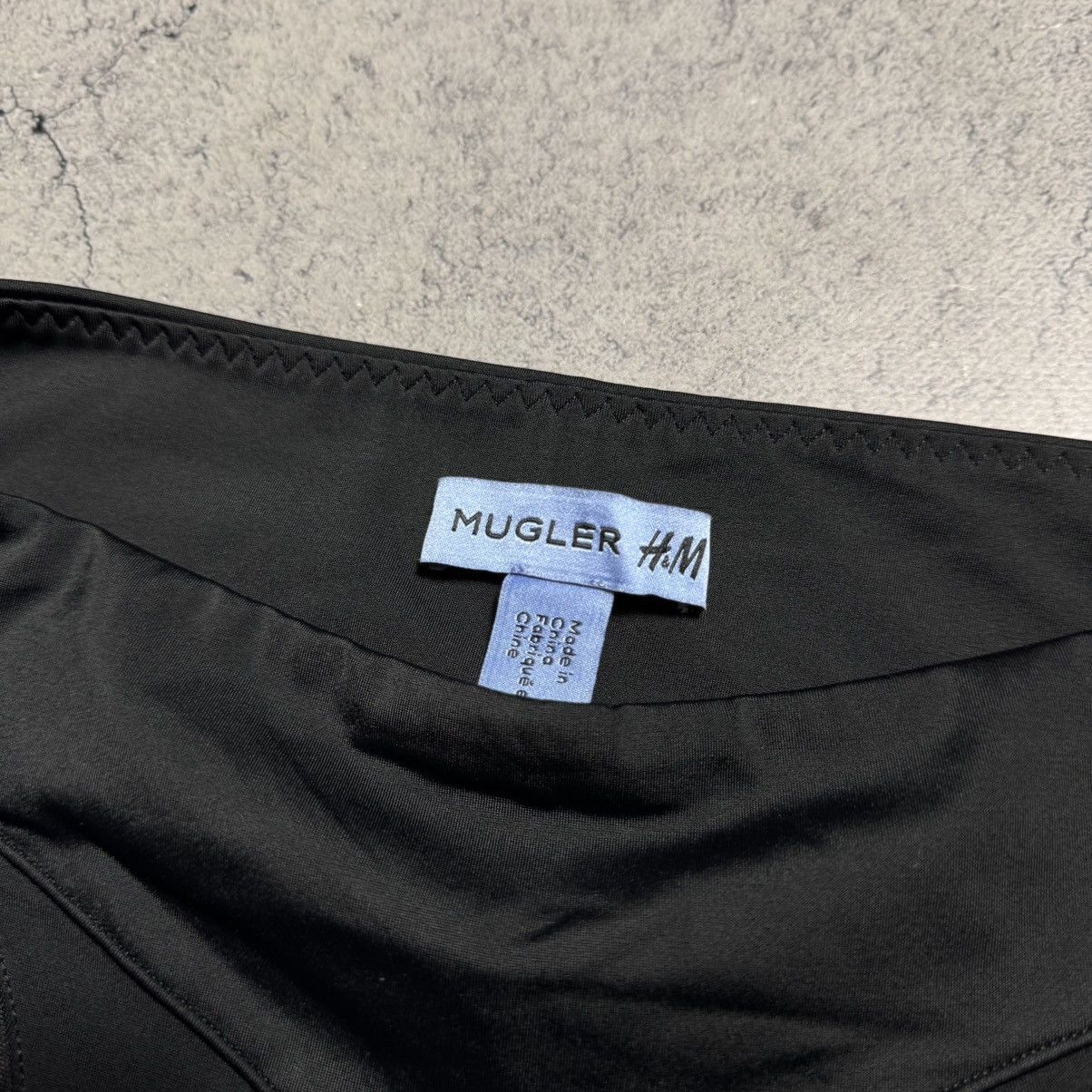 H&M × Mugler Rare Mugler H&M Mesh Panel Stirrup Leggings Size 27" / US 4 / IT 40 - 7 Thumbnail