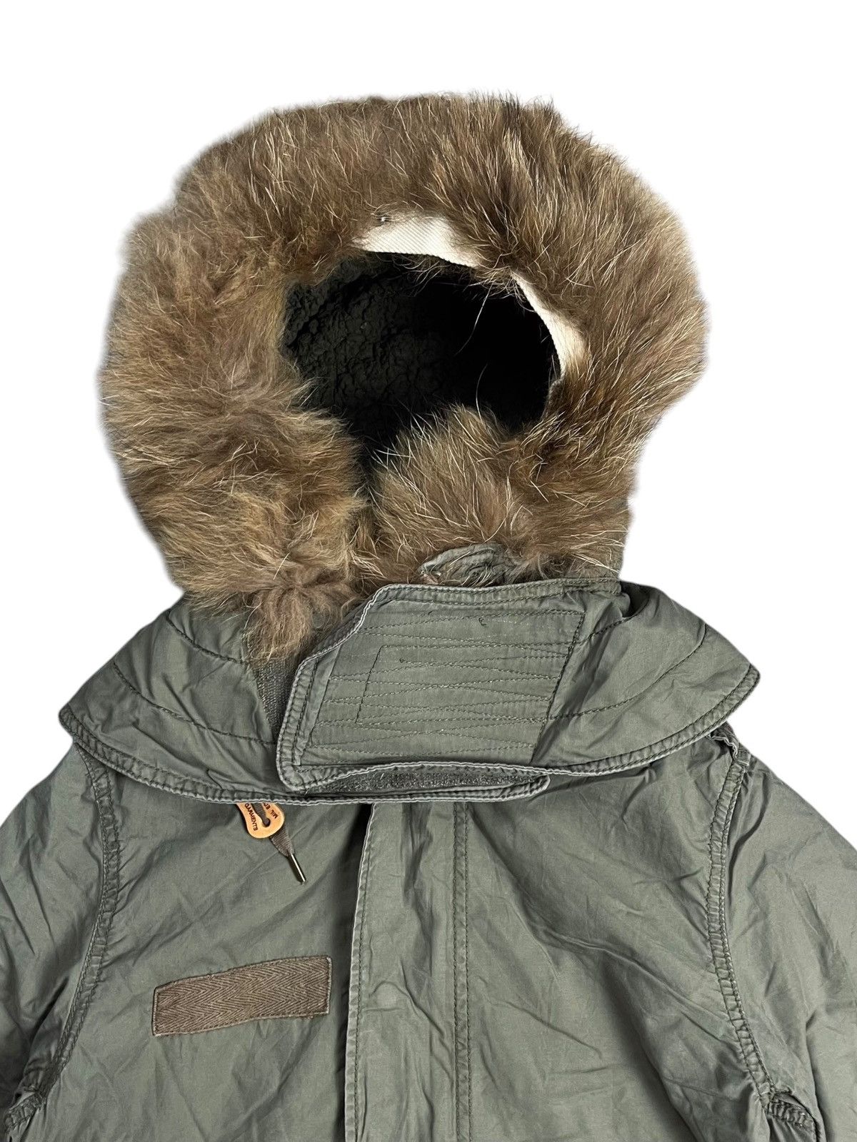 If Six Was Nine 2000s GOA - Raccoon Fur Hoodie Parka Jacket Size US M / EU 48-50 / 2 - 6 Thumbnail