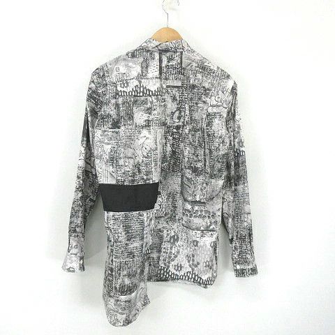 Comme des Garcons SHIRT Shirt Graphic Long Sleeve Cotton Button Up Gray Size US S / EU 44-46 / 1 - 2 Thumbnail