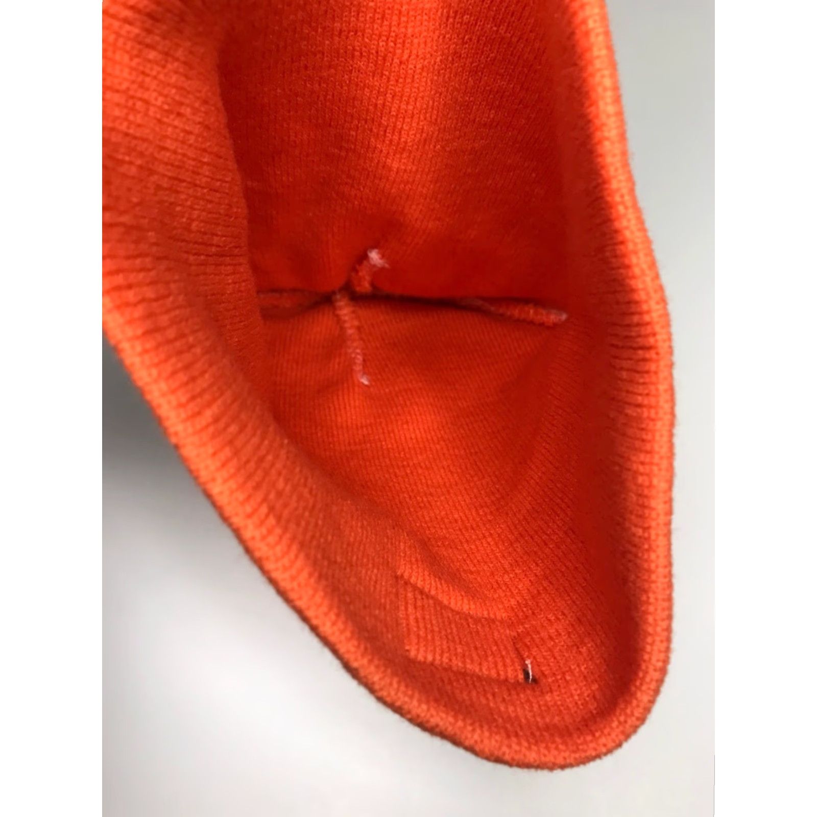 Vintage Wells Lamount Beanie Mens Unisex Orange Knit Hat Knit Beanie Size ONE SIZE - 4 Thumbnail