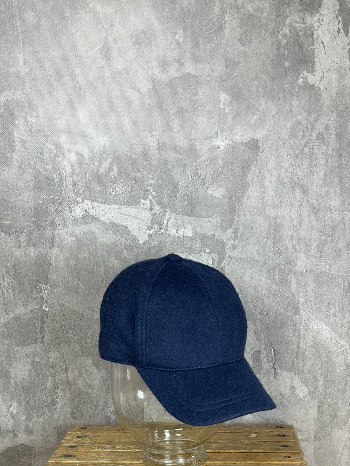 Mulberry Mulberry Luxury Wool Navy Cap Hat Size ONE SIZE - 1 Thumbnail