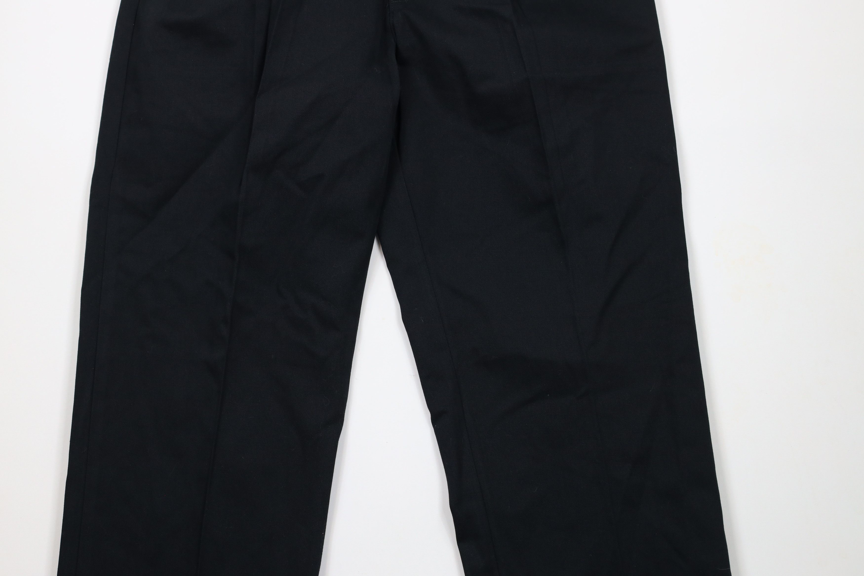 Vintage × Wrangler Deadstock Vintage Y2K Wrangler Wide Leg Chino Pants Black Size US 36 / EU 52 - 3 Thumbnail