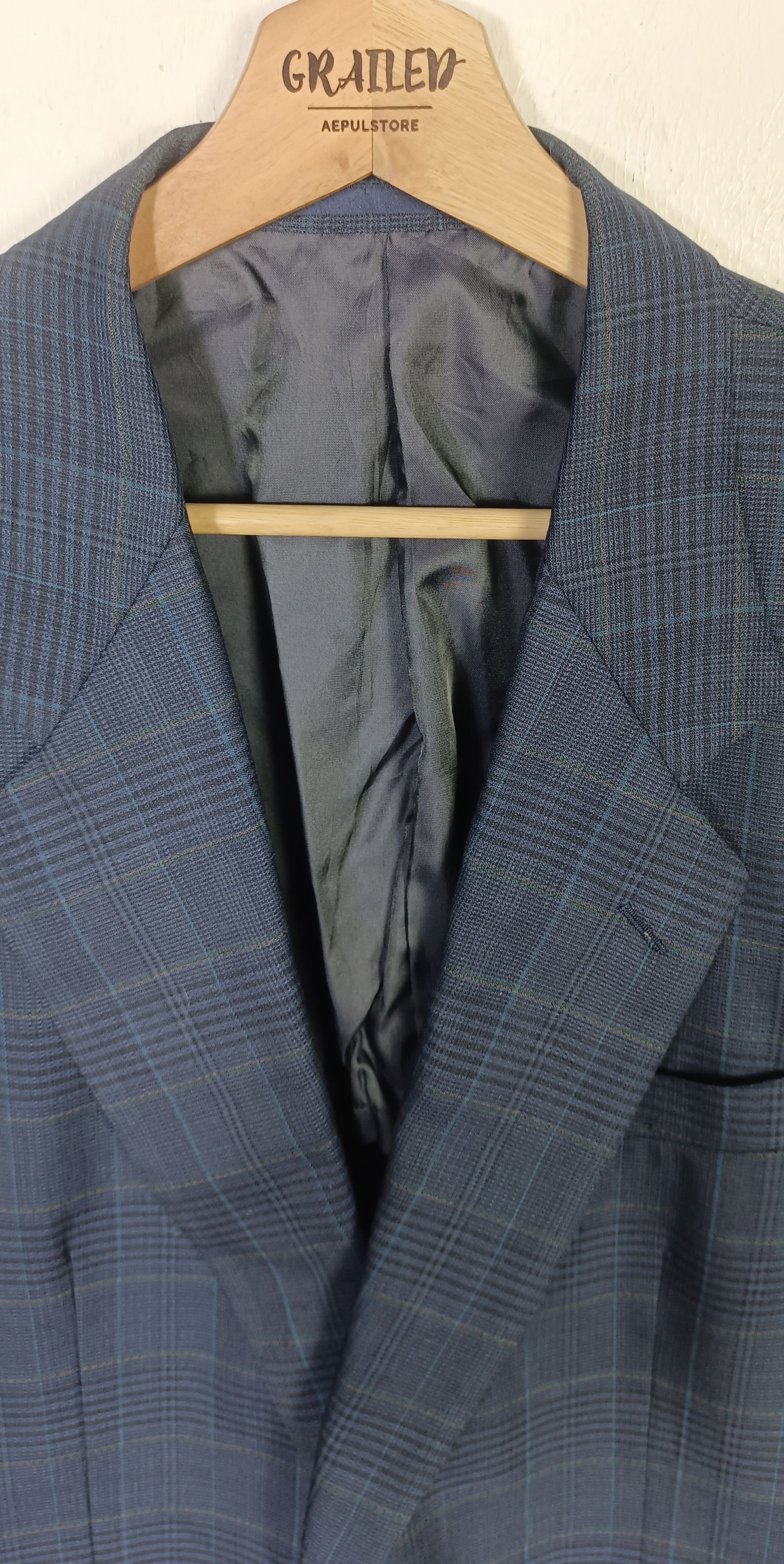 Yves Saint Laurent Yves Saint Laurent Hickory Suit Blazer Size 40R - 5 Thumbnail