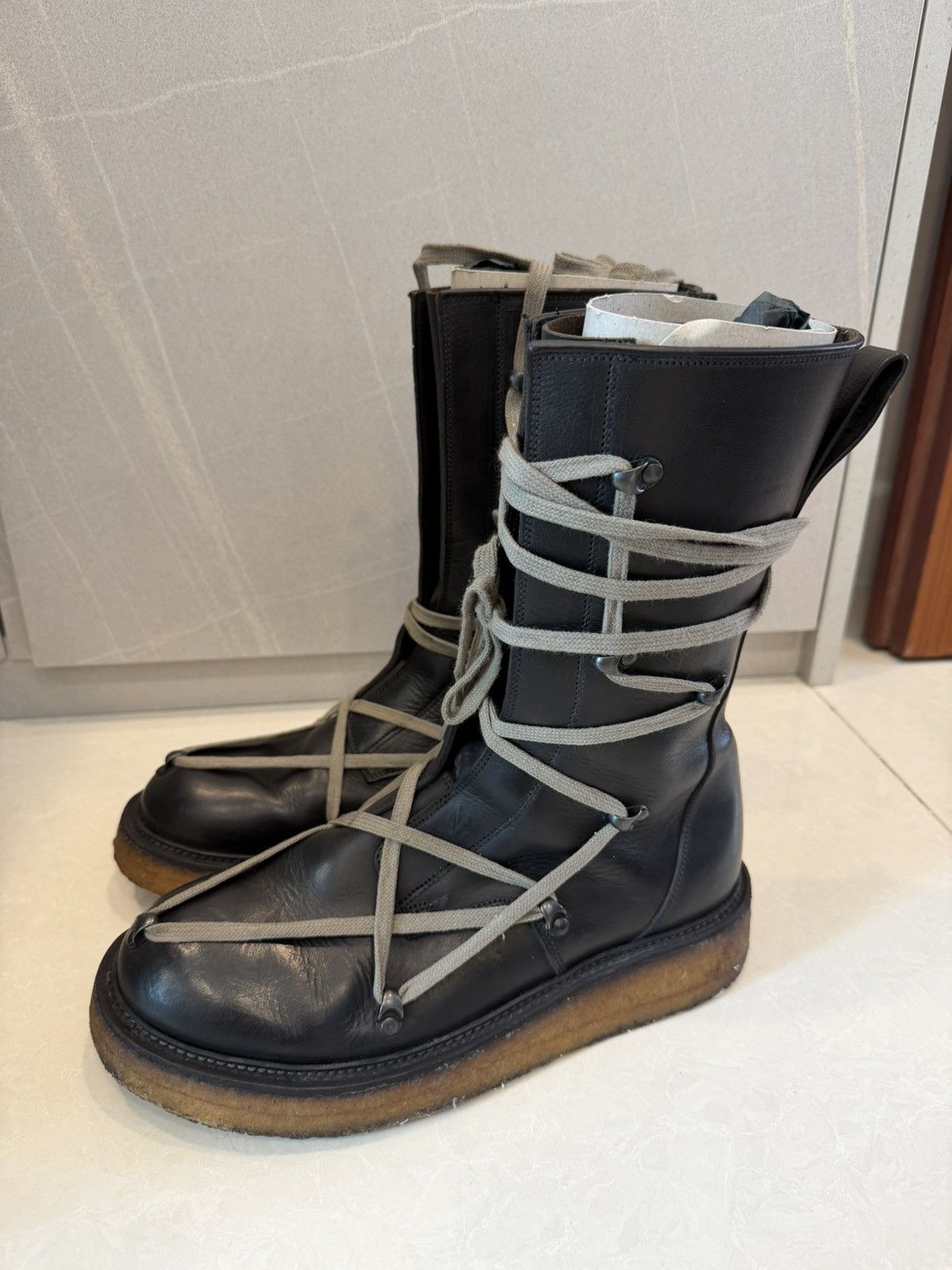 Rick Owens RICK OWENS PENTAGRAM CREEPER BOOTS Size US 8.5 / EU 41-42 - 2 Thumbnail