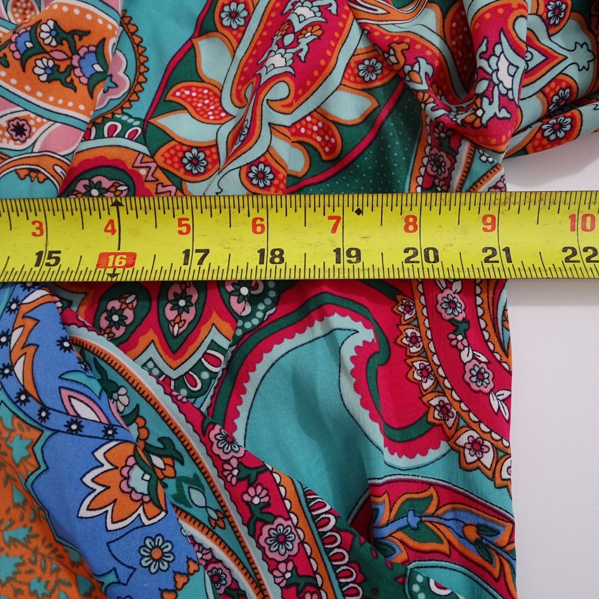 Shein Shein Paisley Long Sleeve Faux Wrap Blouse Women Size M 6 Size M / US 6-8 / IT 42-44 - 8 Thumbnail