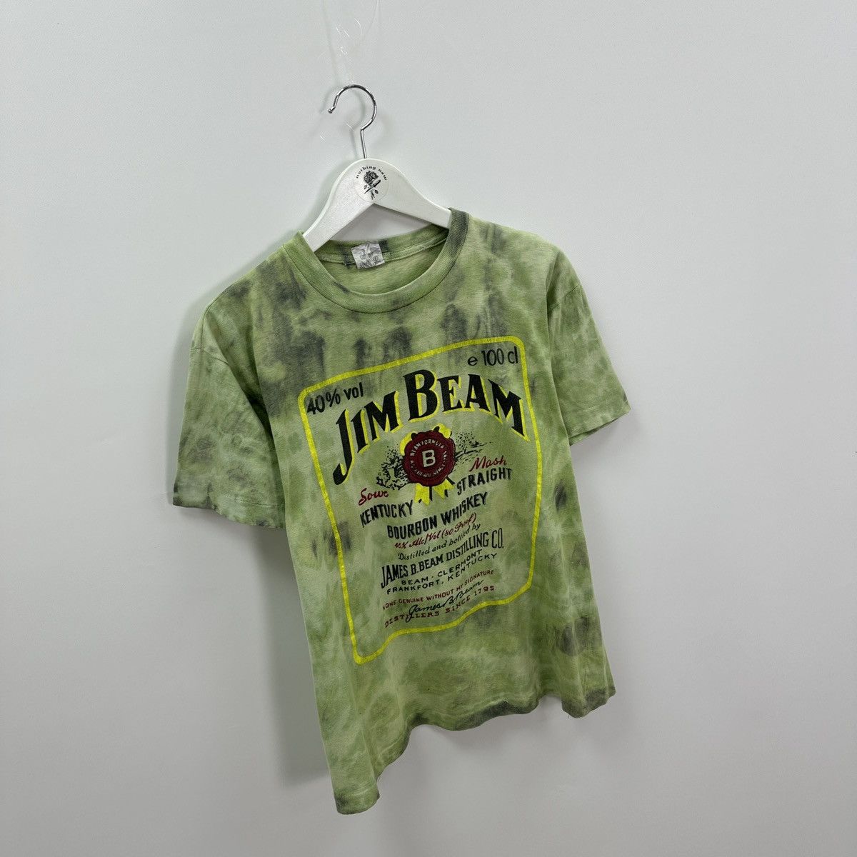 Vintage Vintage 90s Jim Beam Bourbon Whiskey tie dye tee y2k hype Size US M / EU 48-50 / 2 - 3 Thumbnail