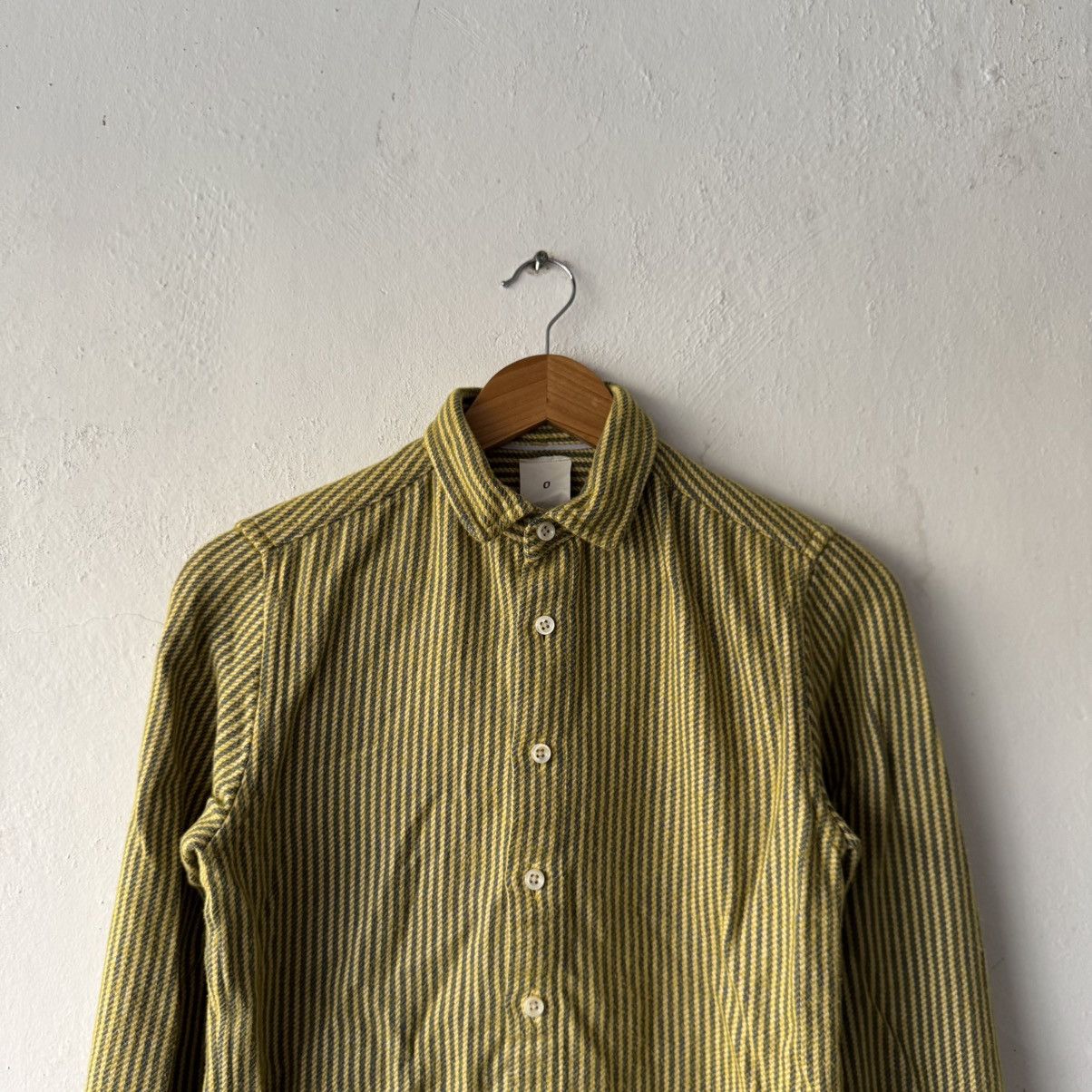 Japanese Brand AW14 Maillot Nel MAS-108 Stripe Button Shirt Size US S / EU 44-46 / 1 - 2 Thumbnail