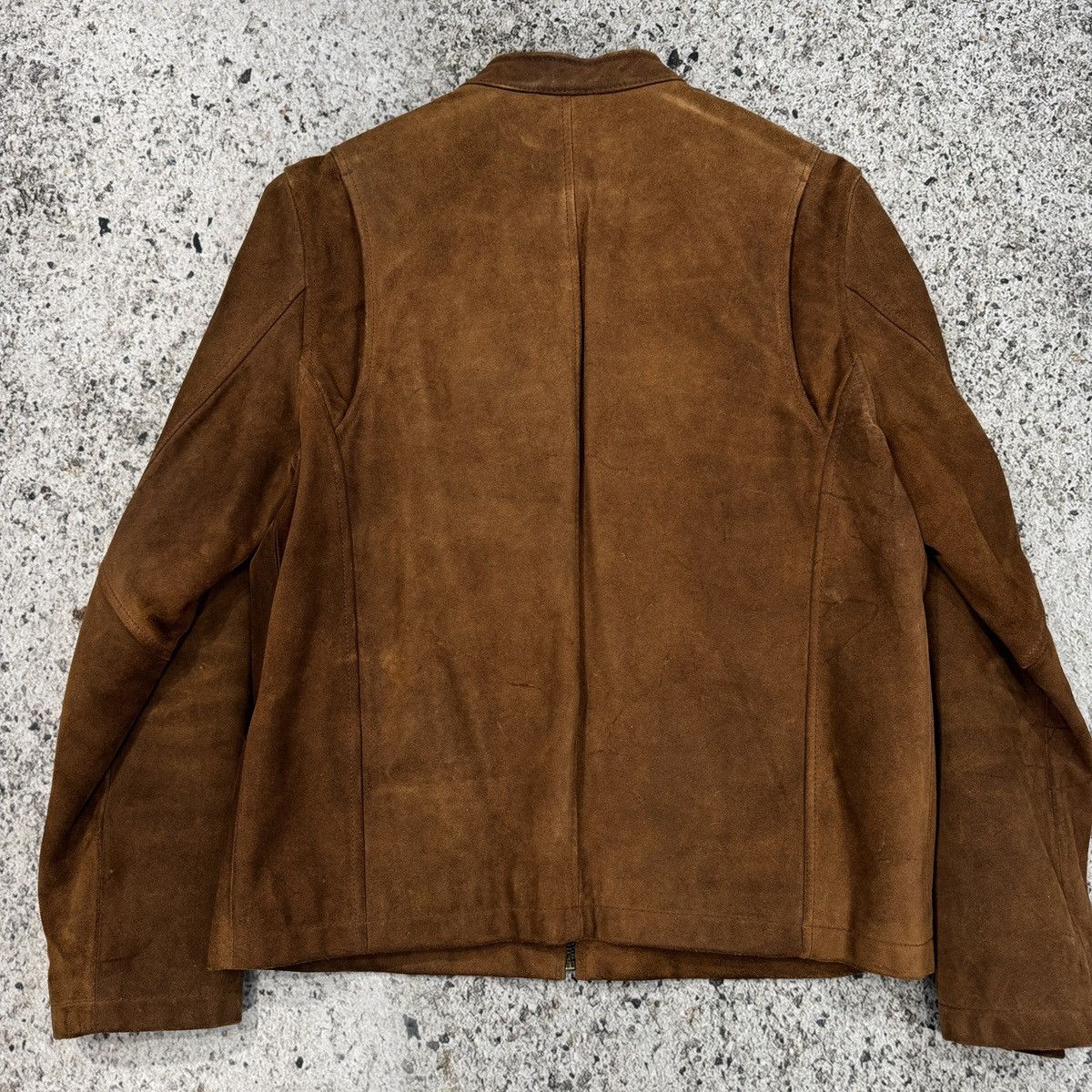 Levi's Vintage Levi's Cognac Brown Suede Cafe Racer Jacket Size US M / EU 48-50 / 2 - 7 Thumbnail