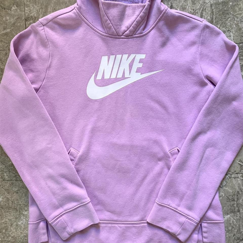 Nike Light Pink Nike Hoodie with White Swoosh Logo Size US S / EU 44-46 / 1 - 2 Thumbnail