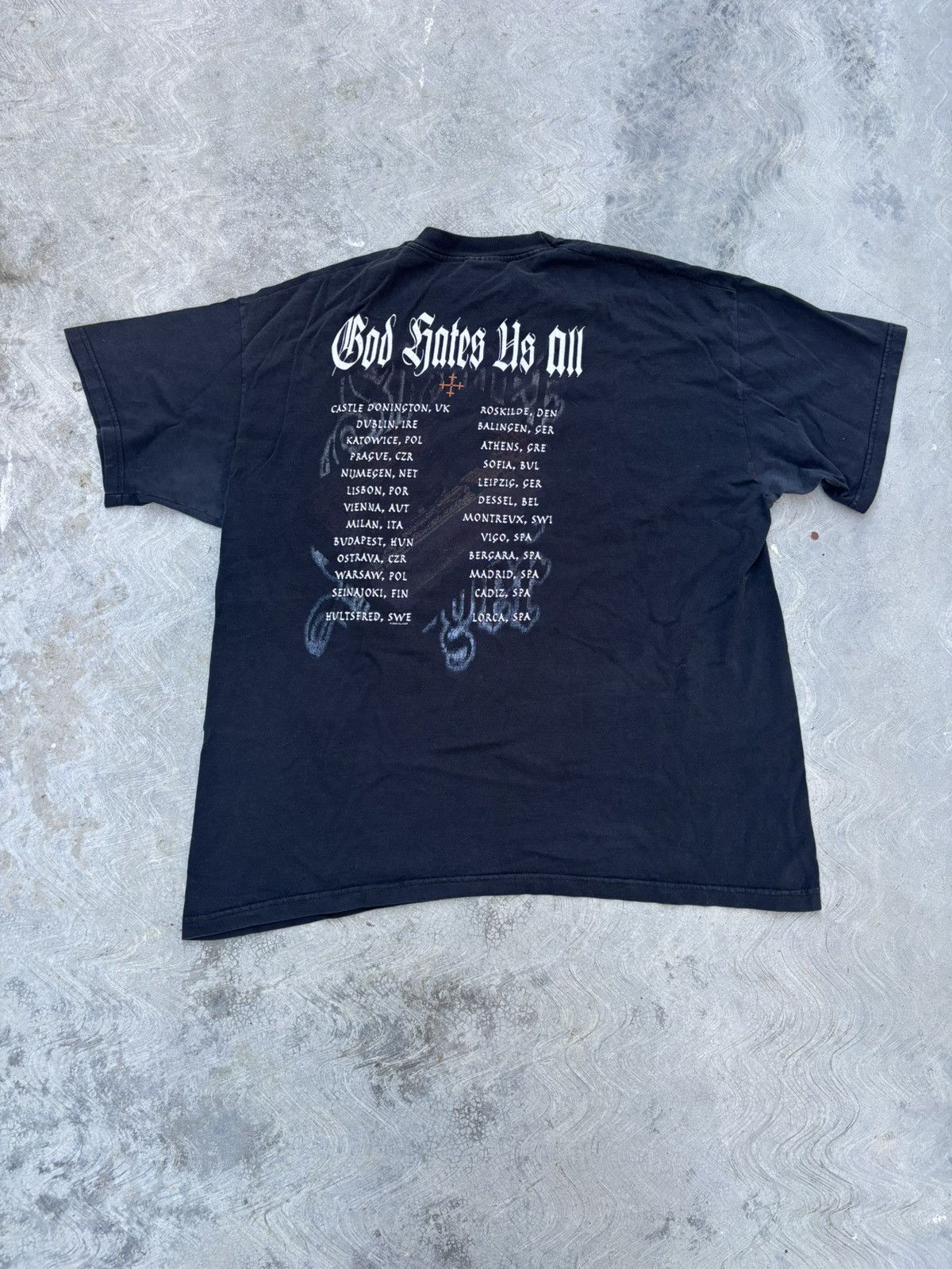 Band Tees Vintage Y2K 2000s Slayer T Shirt Size US XL / EU 56 / 4 - 2 Thumbnail