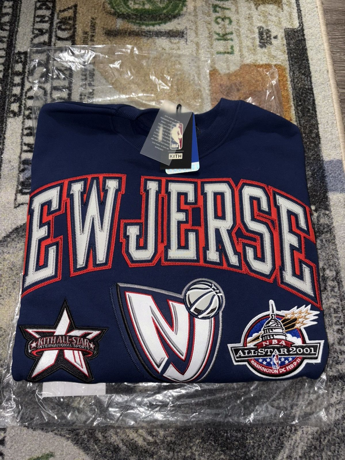Kith × NBA Kith X Nets Nelson Crewneck- Quantum Size US XL / EU 56 / 4 - 1 Thumbnail