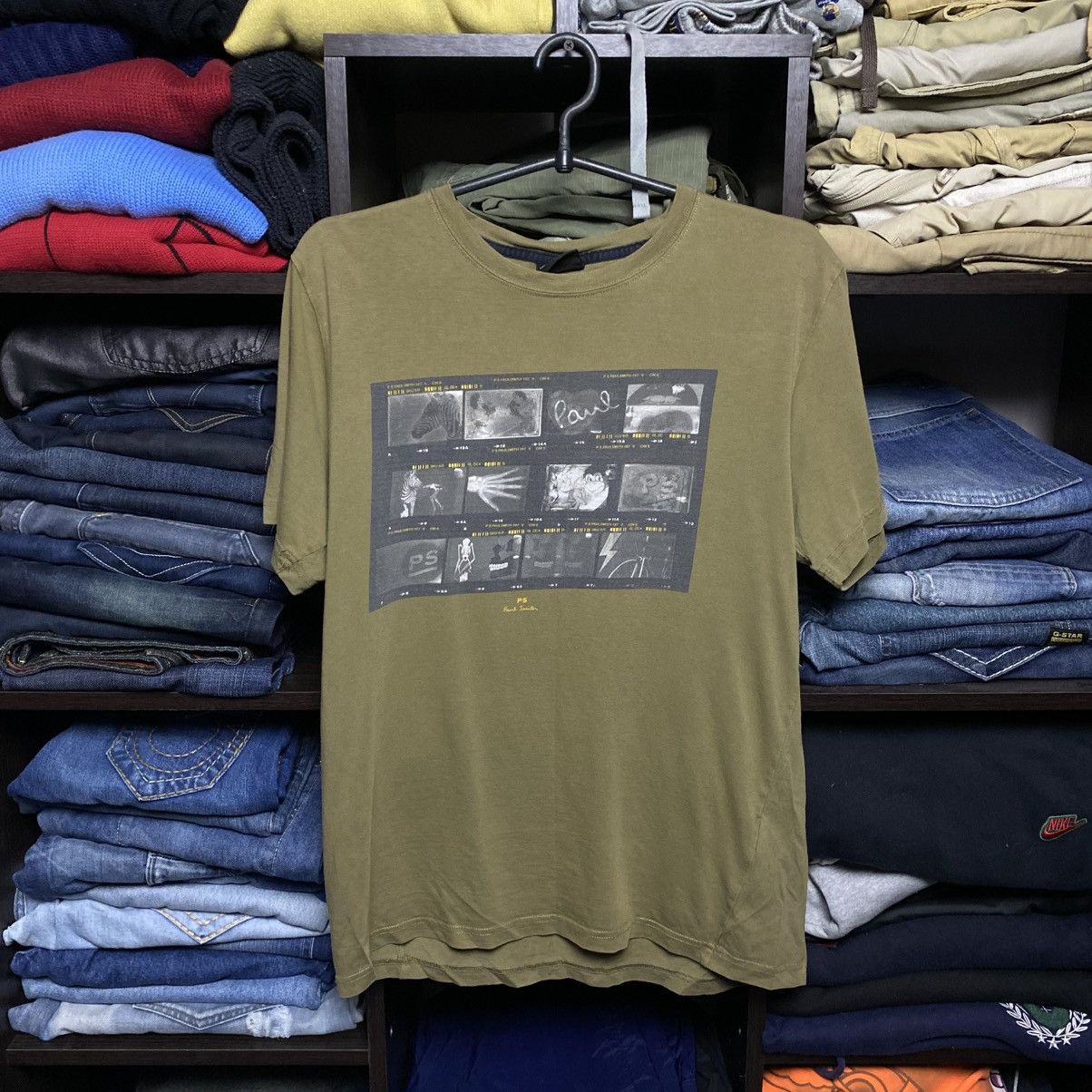 Paul Smith Mens Paul Smith Big Graphic logo streetwear tee size S Size US S / EU 44-46 / 1 - 1 Thumbnail