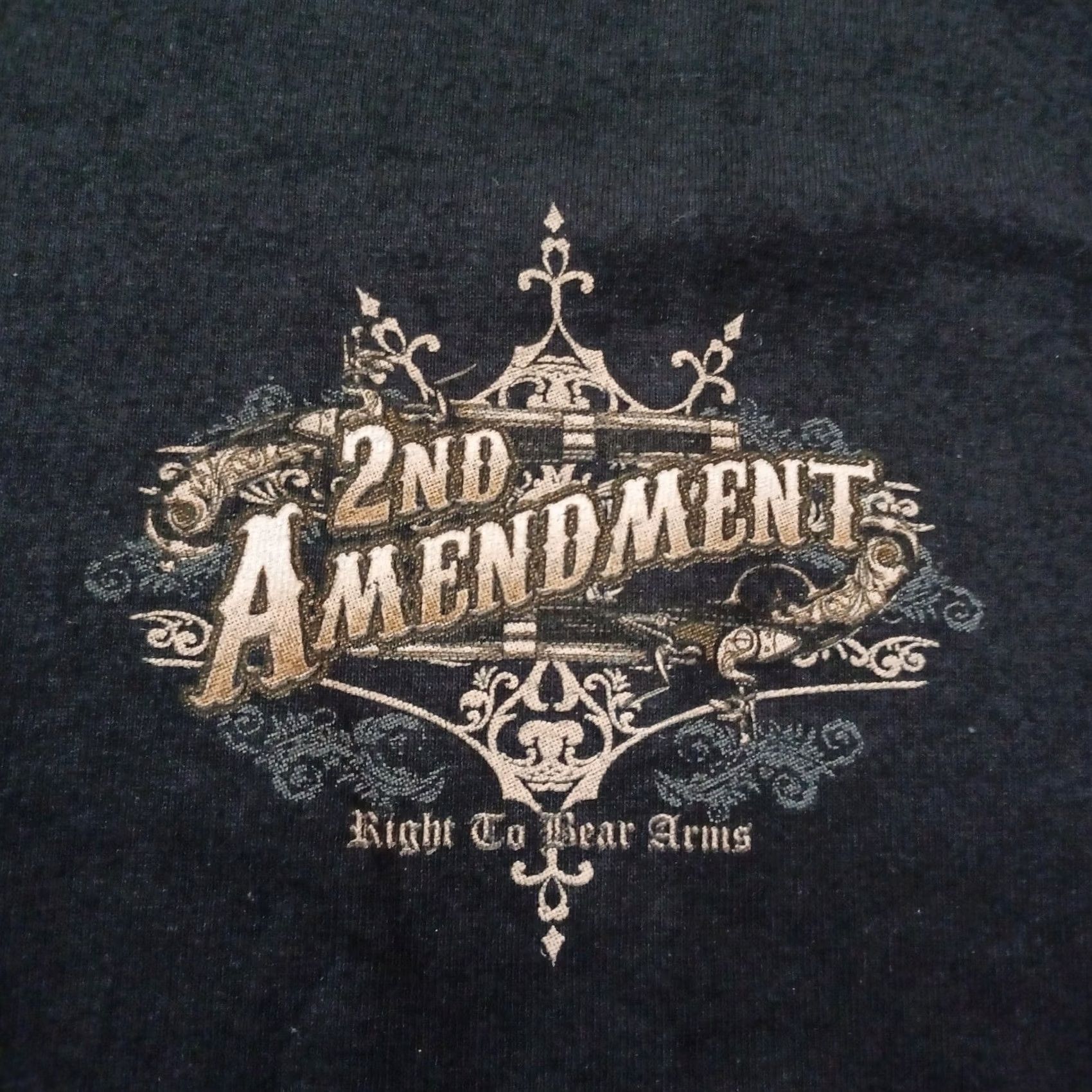 Gildan Second Amendment Mens Shirt Black Large Graphic Right To Bear Arms Reno 2016 Logo Military Patriotic Shirts Men L Black Size US L / EU 52-54 / 3 - 2 Thumbnail