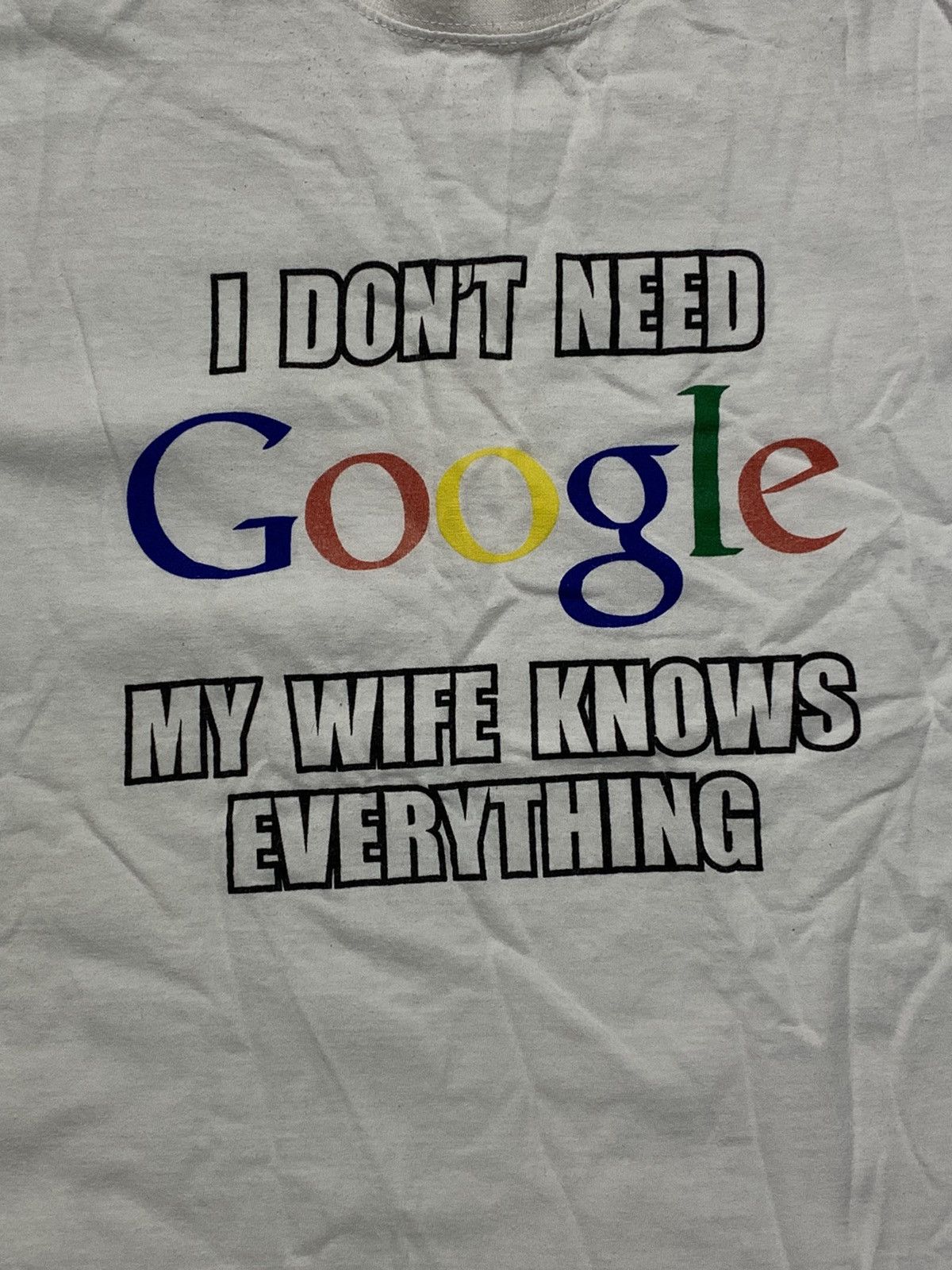 Band Tees × Vintage Vintage Y2K I don’t need Google band tee Big Logo size XL Size US XL / EU 56 / 4 - 4 Thumbnail