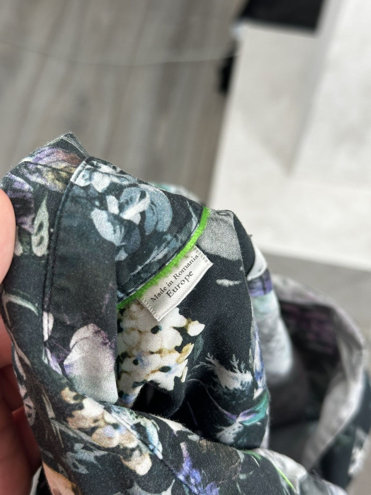 Eton Rare ETON Flowers All Over Printed Long Sleeve Button Shirt Size US L / EU 52-54 / 3 - 7 Thumbnail