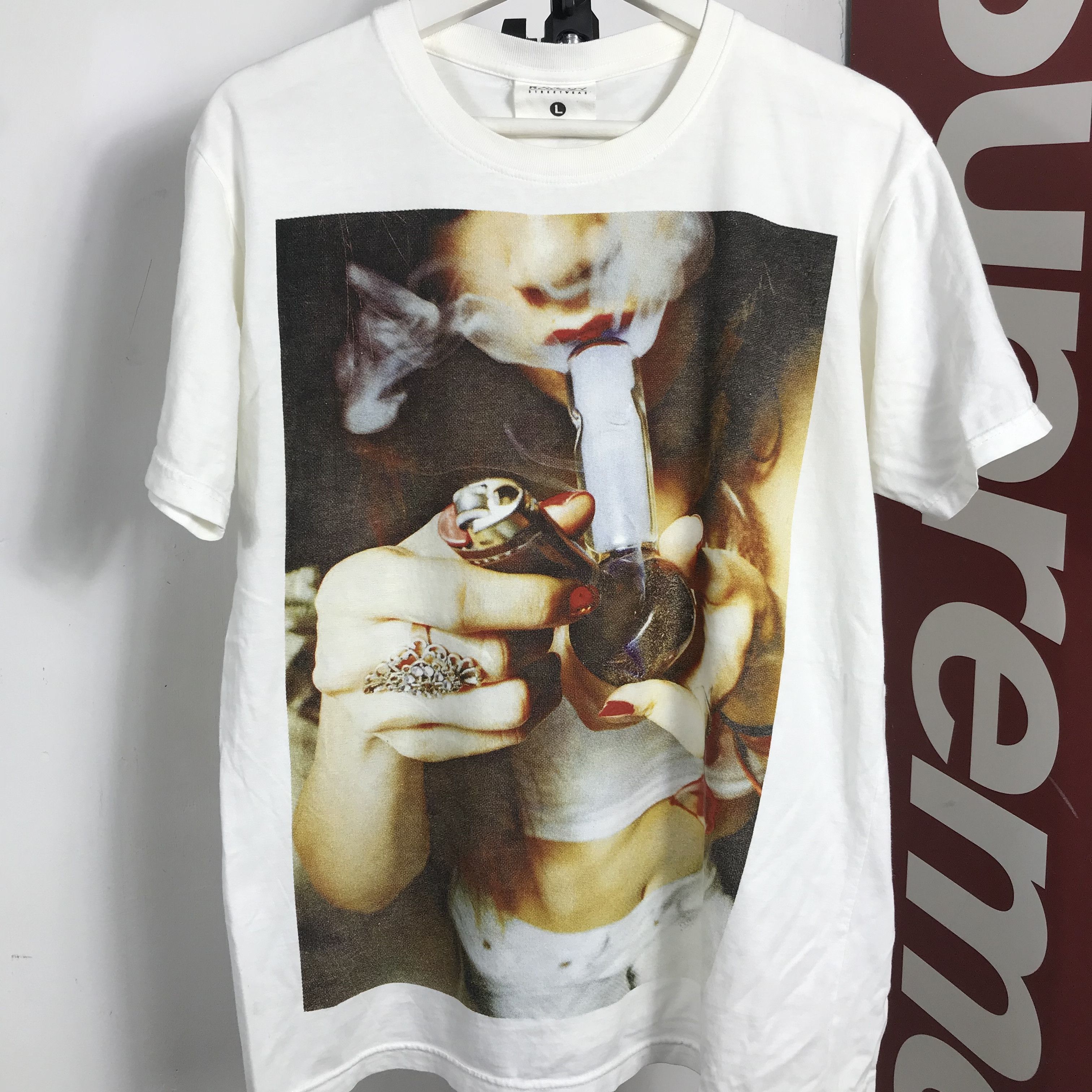 Band Tees 00s Ray girl Ray guy bongo humor BONG WEED up in smoke shrt Size US L / EU 52-54 / 3 - 2 Thumbnail