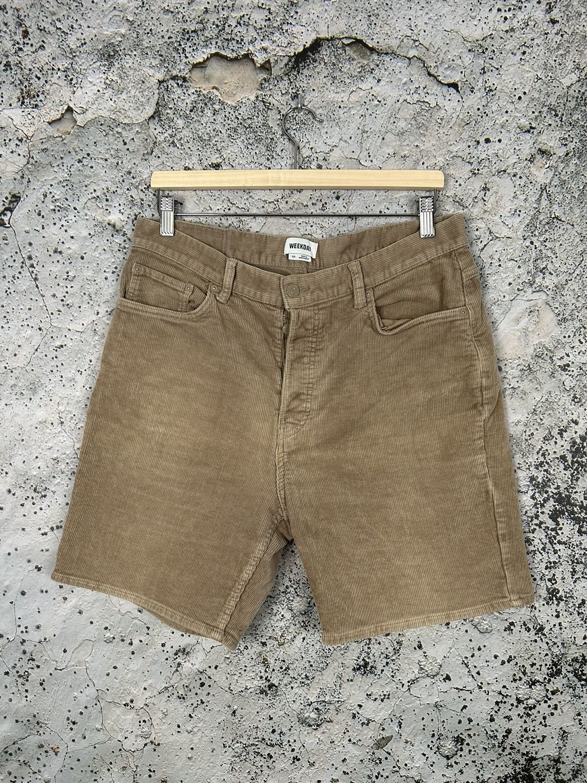 Weekday Weekday Vacant Cord Shorts Streetwear Hype Skate Rock Grailed