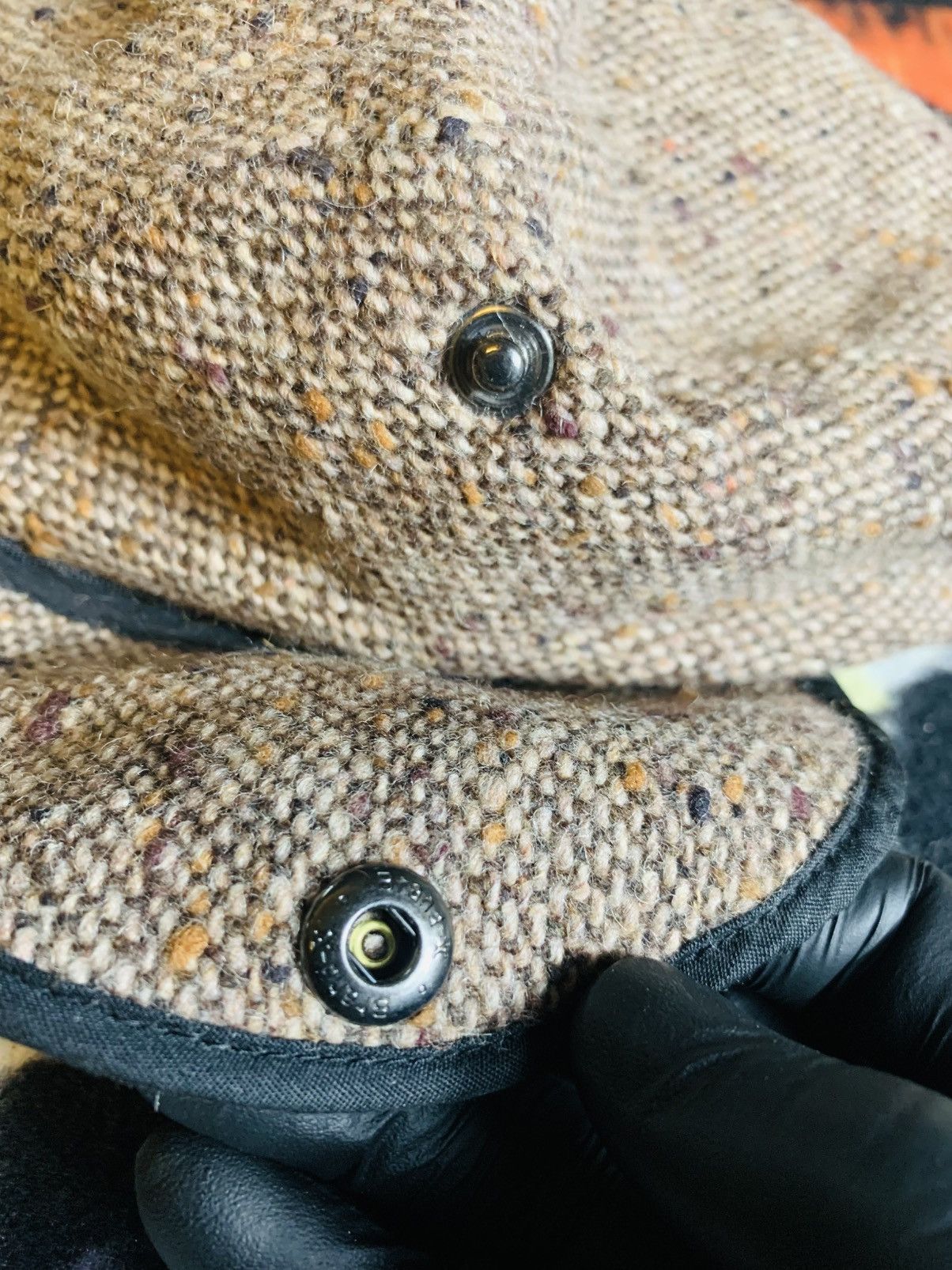 Japanese Brand × Vintage FoxFire Japan Vintage Tweed Hunting Cap - Medium Size ONE SIZE - 3 Thumbnail