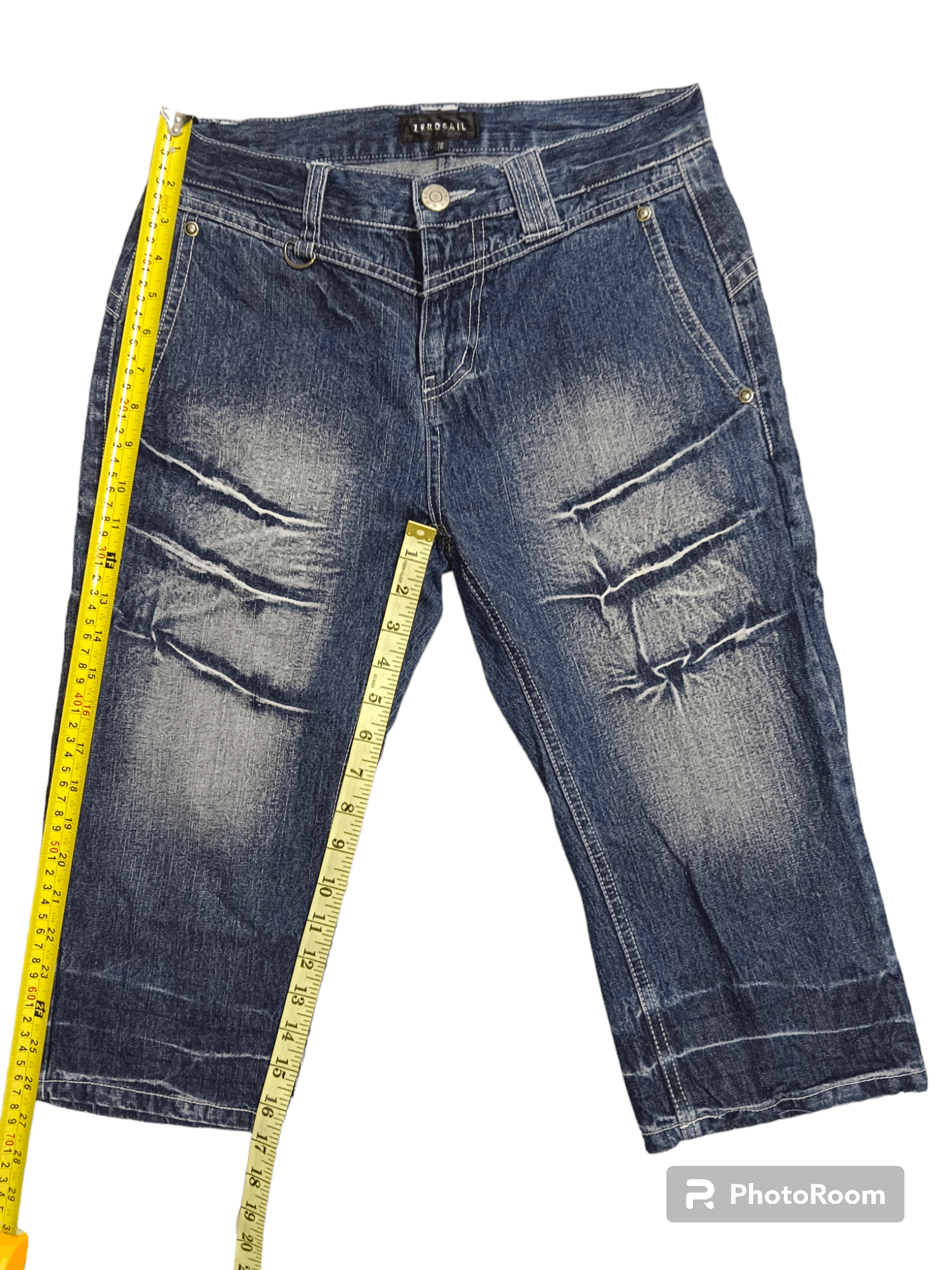 LOWBOX Rare!!❗Zerosail Thunder Whiskers 3 Quarter Pants Size US 29 - 7 Thumbnail