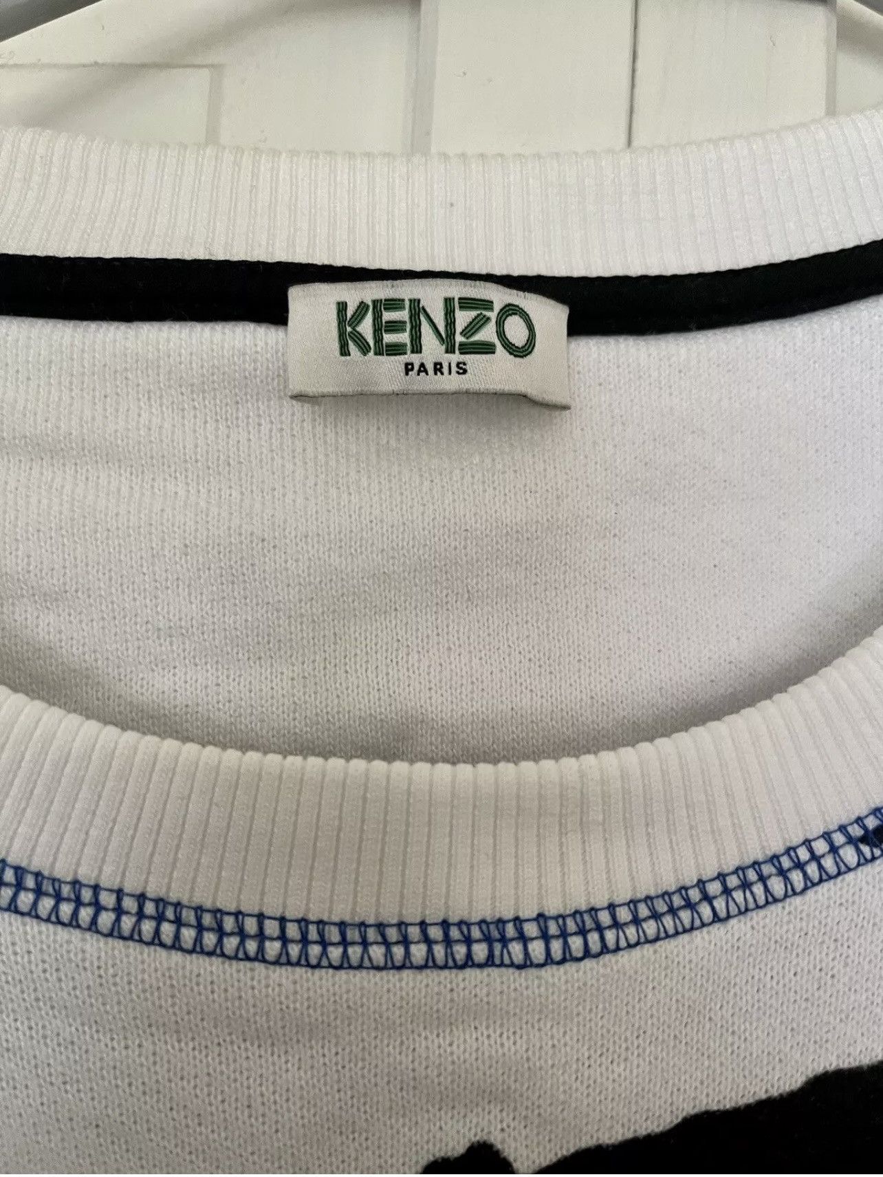 Kenzo KENZO No Fish No Nothing Embroidered Sweatshirt sz M Size US M / EU 48-50 / 2 - 3 Thumbnail