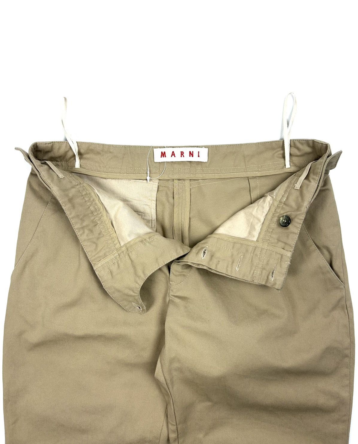 Marni Marni Archive Cropped Tapered Chinos Beige Pants Men’s 44 S Size US 30 / EU 46 - 7 Thumbnail