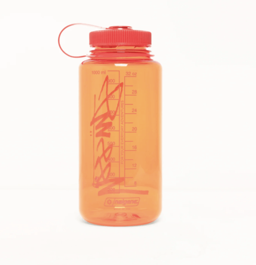 Hypebeast Stüssy Nalgene Water Bottle Orange Size ONE SIZE - 2 Thumbnail