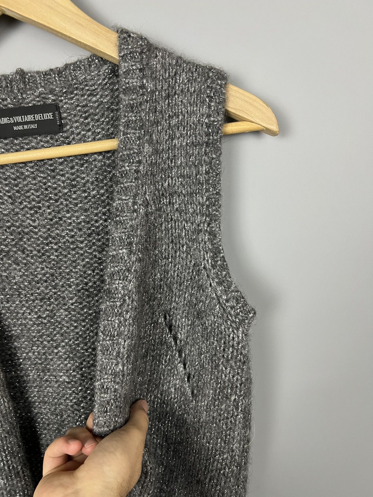 Zadig & Voltaire (S) Zadig & Voltaire deluxe alpaca wool vest rare Size S / US 4 / IT 40 - 3 Thumbnail