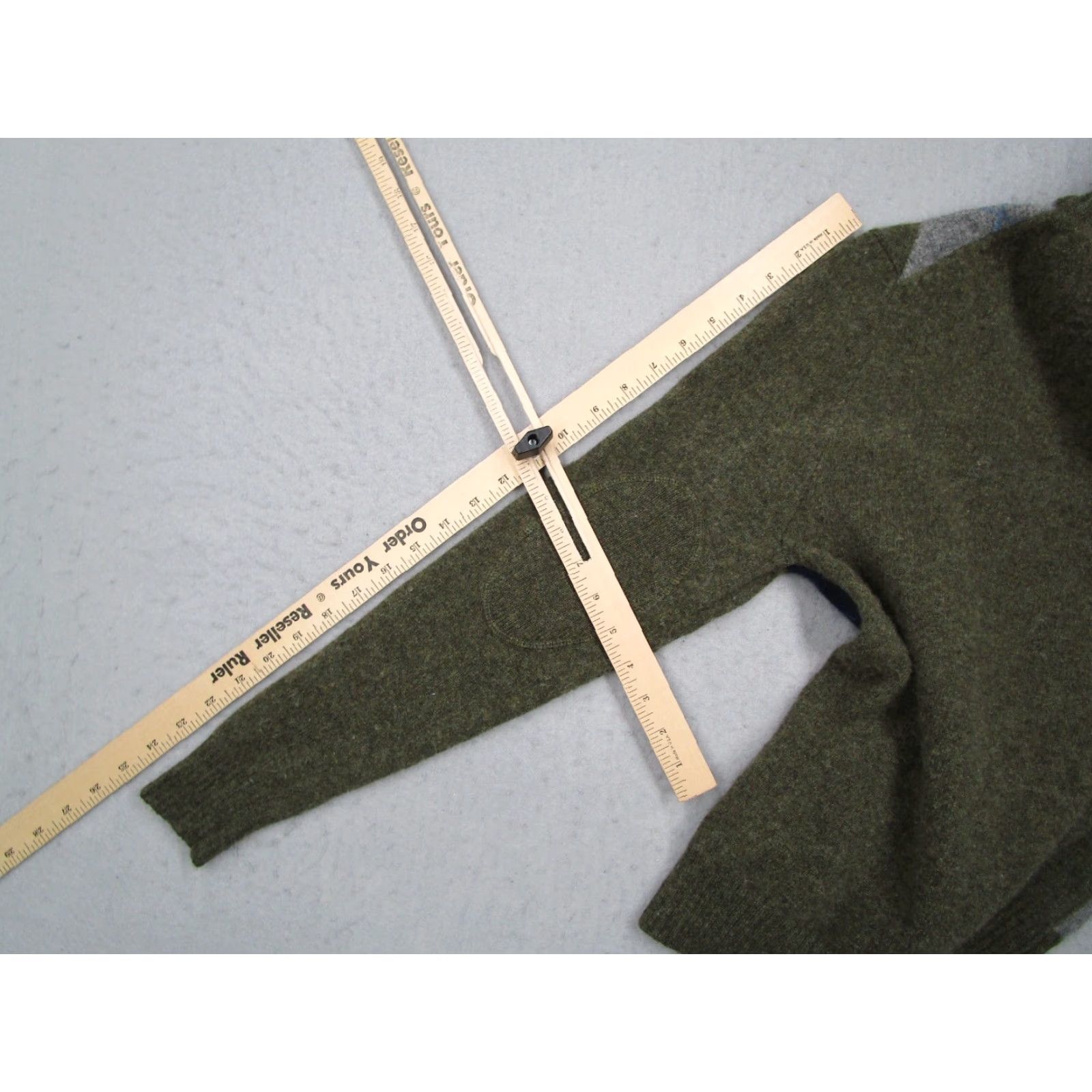 J.Crew VINTAGE J.CREW Men's Sweater Pullover 1/4 Zip Wool Green Argyle Classic Casual Winter Medium Size US L / EU 52-54 / 3 - 7 Thumbnail