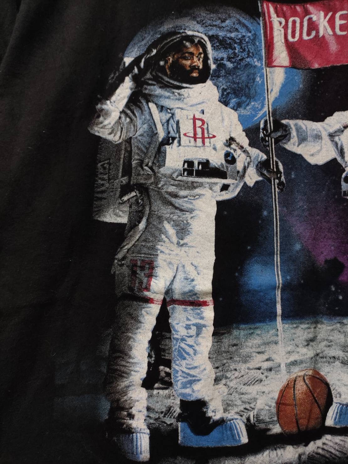 Majestic Houston Rockets James Harden & Chris Paul Spaceman T-Shirt Size US L / EU 52-54 / 3 - 3 Thumbnail