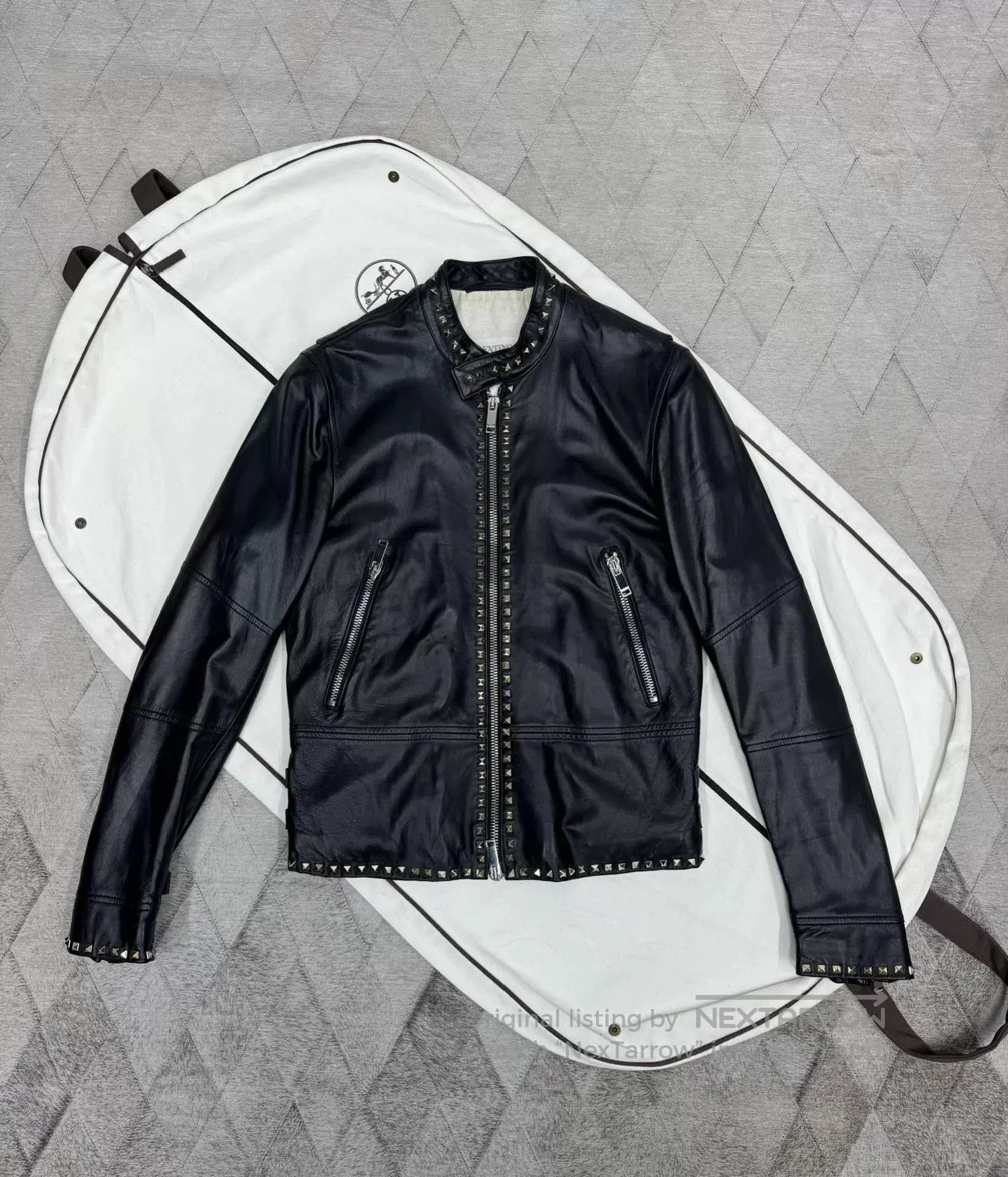 Valentino Valentino Classic Studded Leather Jacket. Size US S / EU 44-46 / 1 - 1 Thumbnail