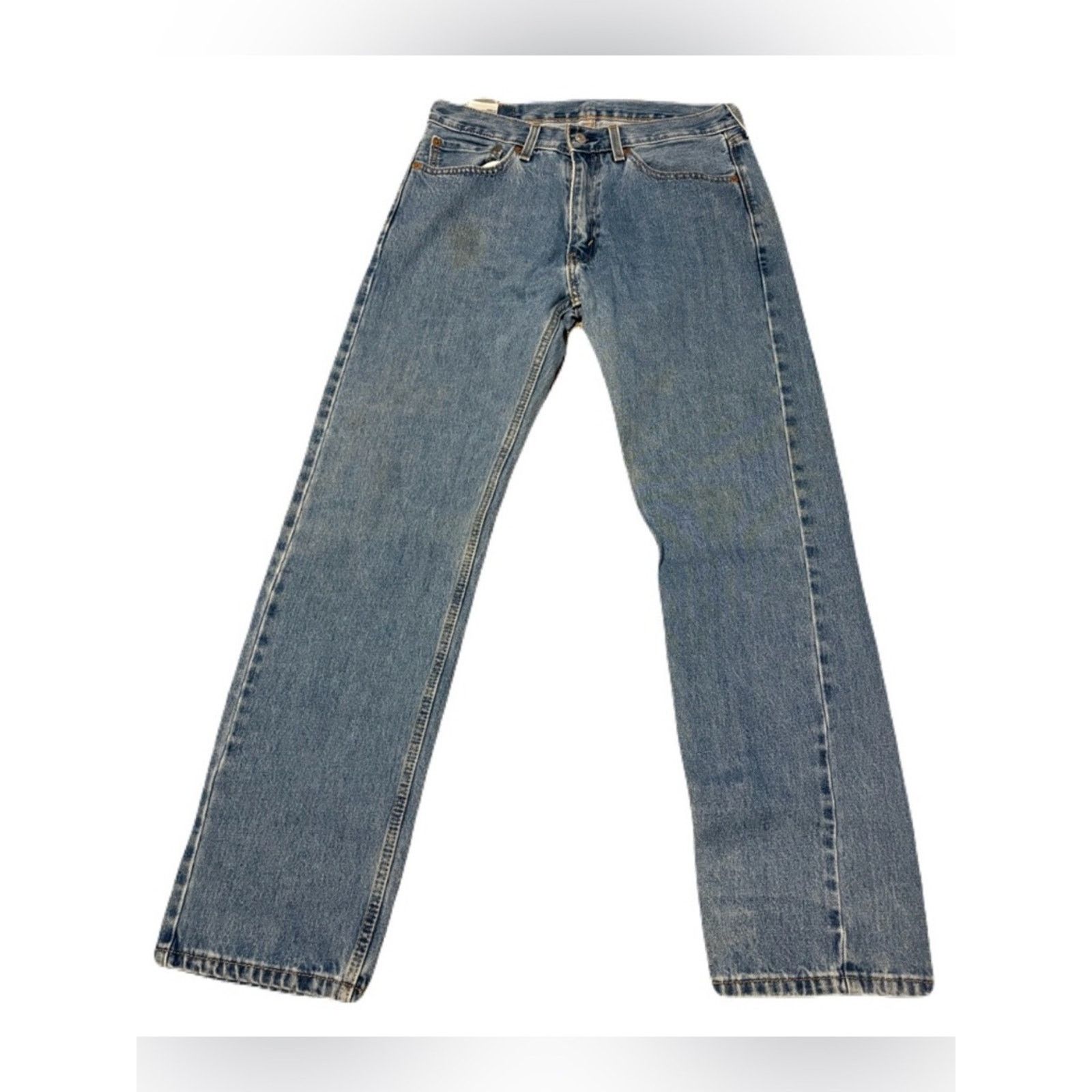 Levi's (Levi’s) 505 Vintage Straight Leg Jeans: Size W33 L34 Size US 33 - 1 Thumbnail
