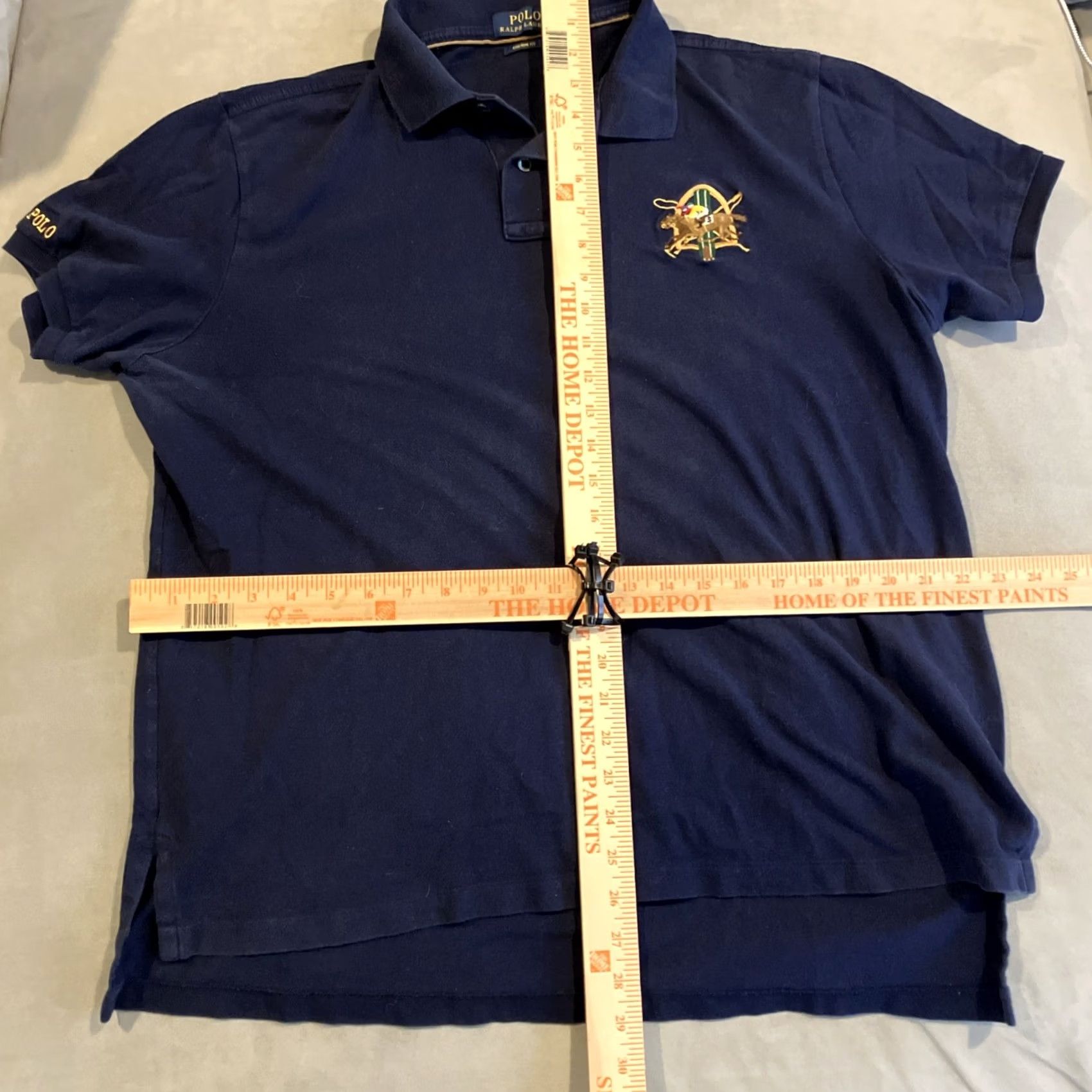 Polo Ralph Lauren Polo Ralph Lauren Golf Polo XL Blue Embroidered Equestrian Theme Men's Size US XL / EU 56 / 4 - 5 Thumbnail