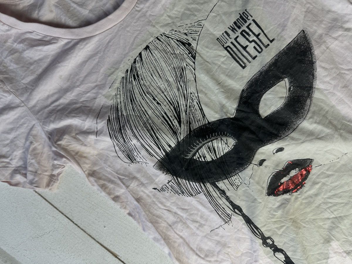 Diesel 🚨VINTAGE AVANT-GARDE DIESEL TEE LOGO Y2k OPIUM Size L / US 10 / IT 46 - 5 Thumbnail