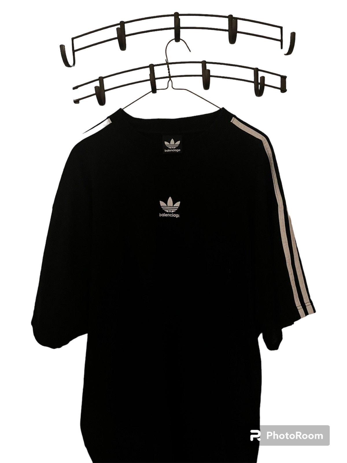 Adidas × Balenciaga Balenciaga x Adidas Black Tee | Grailed