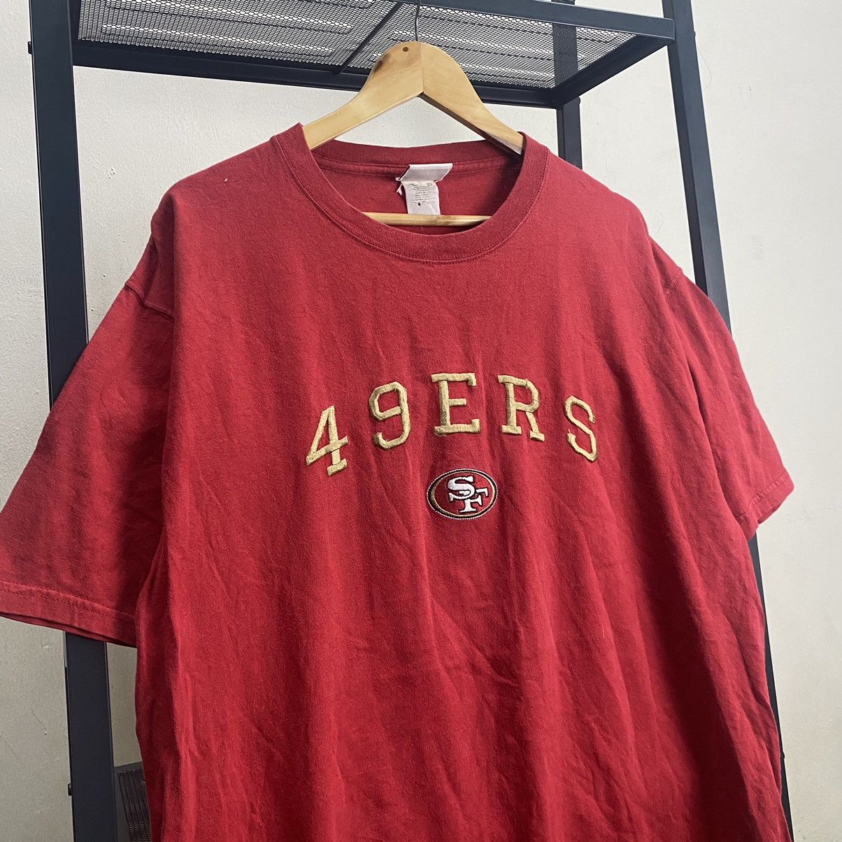 NFL × Vintage SpellOut San Francisco 49ers Vintage TShirt Tee NFL Team USA Size US XL / EU 56 / 4 - 4 Thumbnail